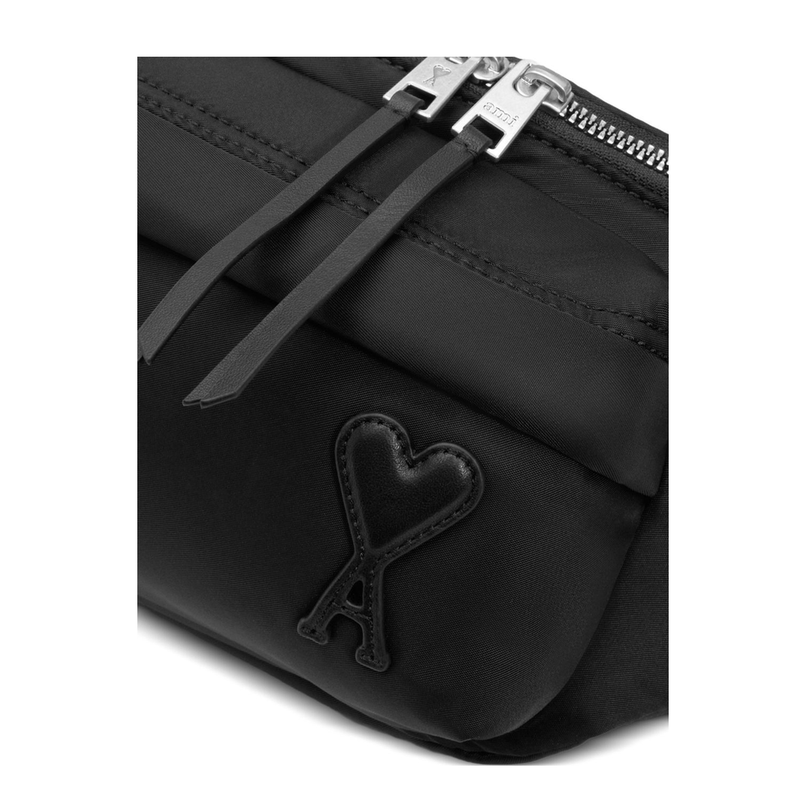Black Nylon Canvas Bumbag