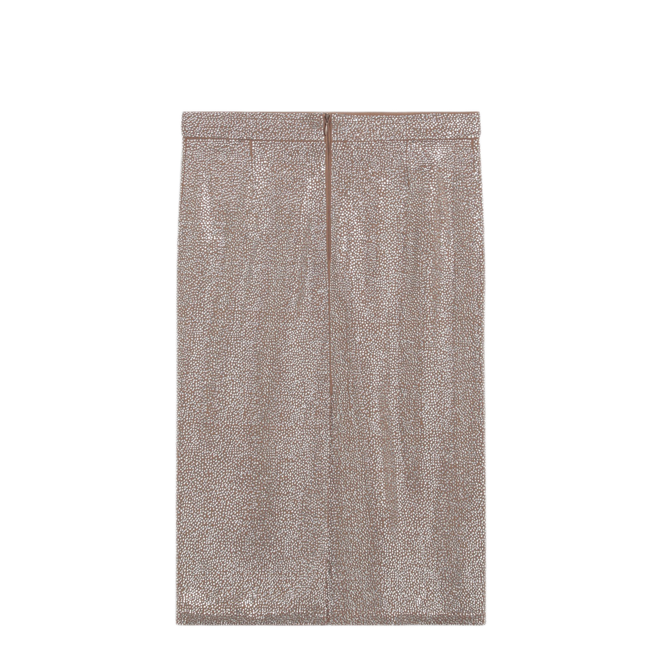 MAYFEYR - Giuseppe Di Morabito - Midi Skirt With Silver Rhinestones - 04SSSK145FC04428AC21