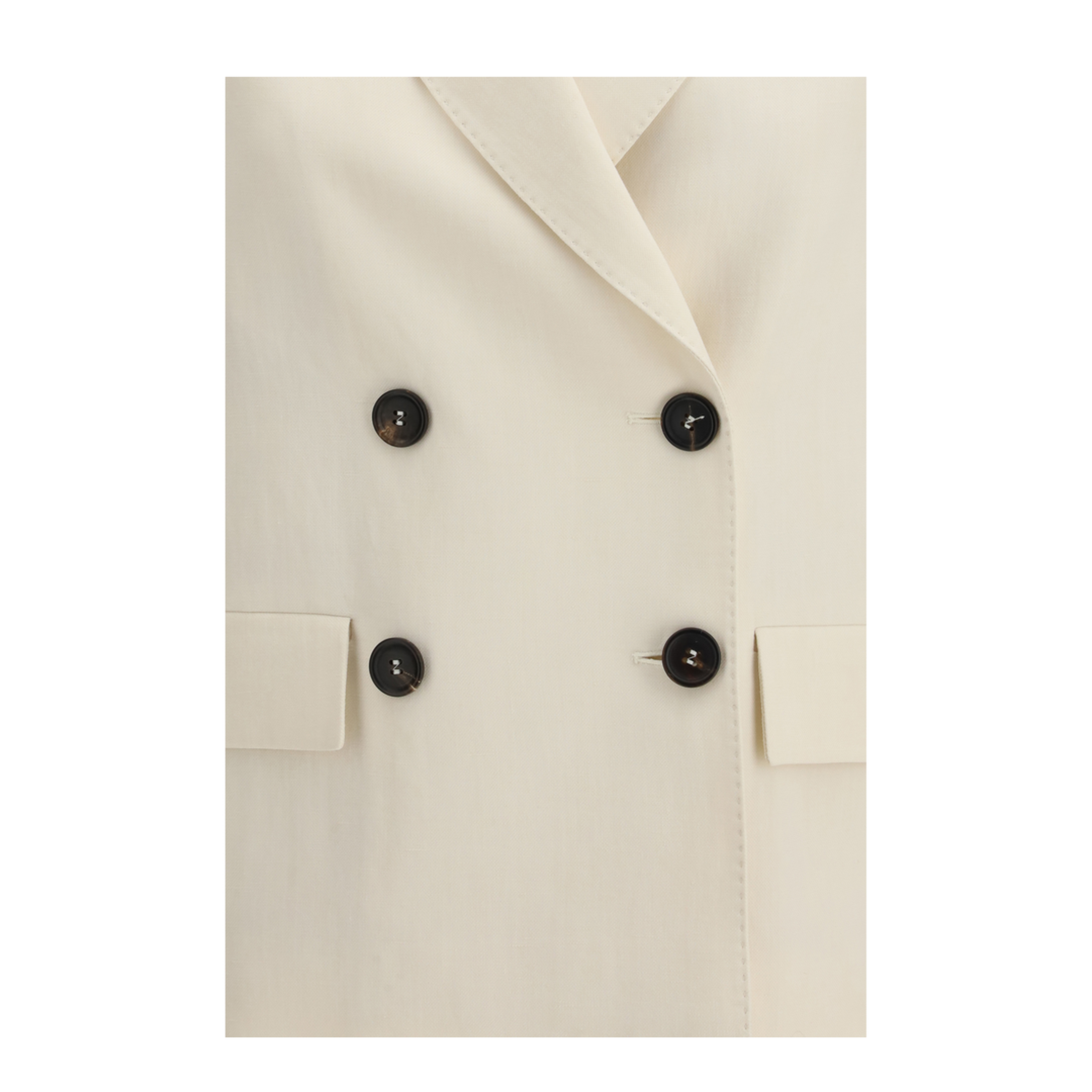MAYFEYR - Brunello Cucinelli - Fluid Twill Jacket In Viscose And Linen With Monile - MH1267621