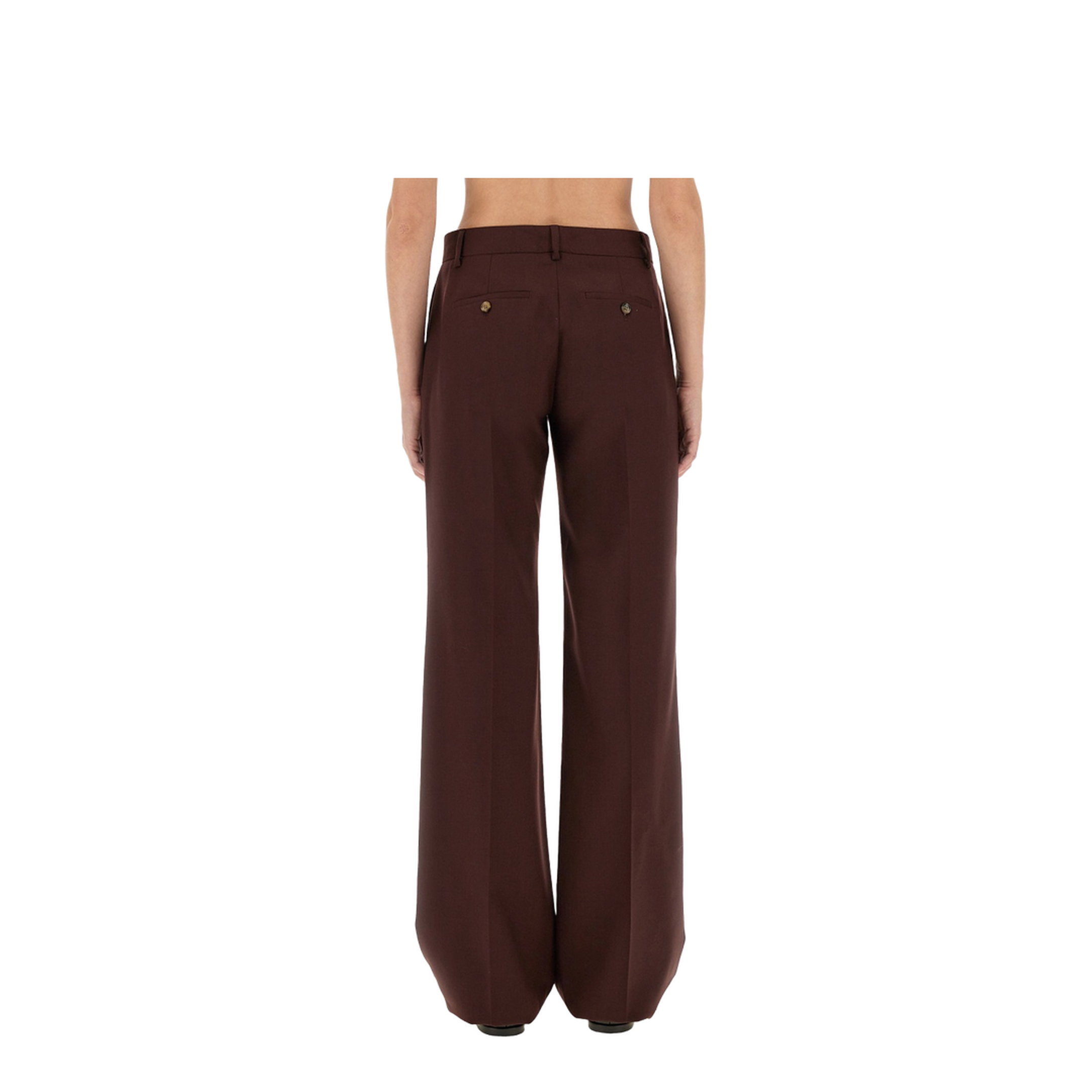 Wool Bootcut Pants