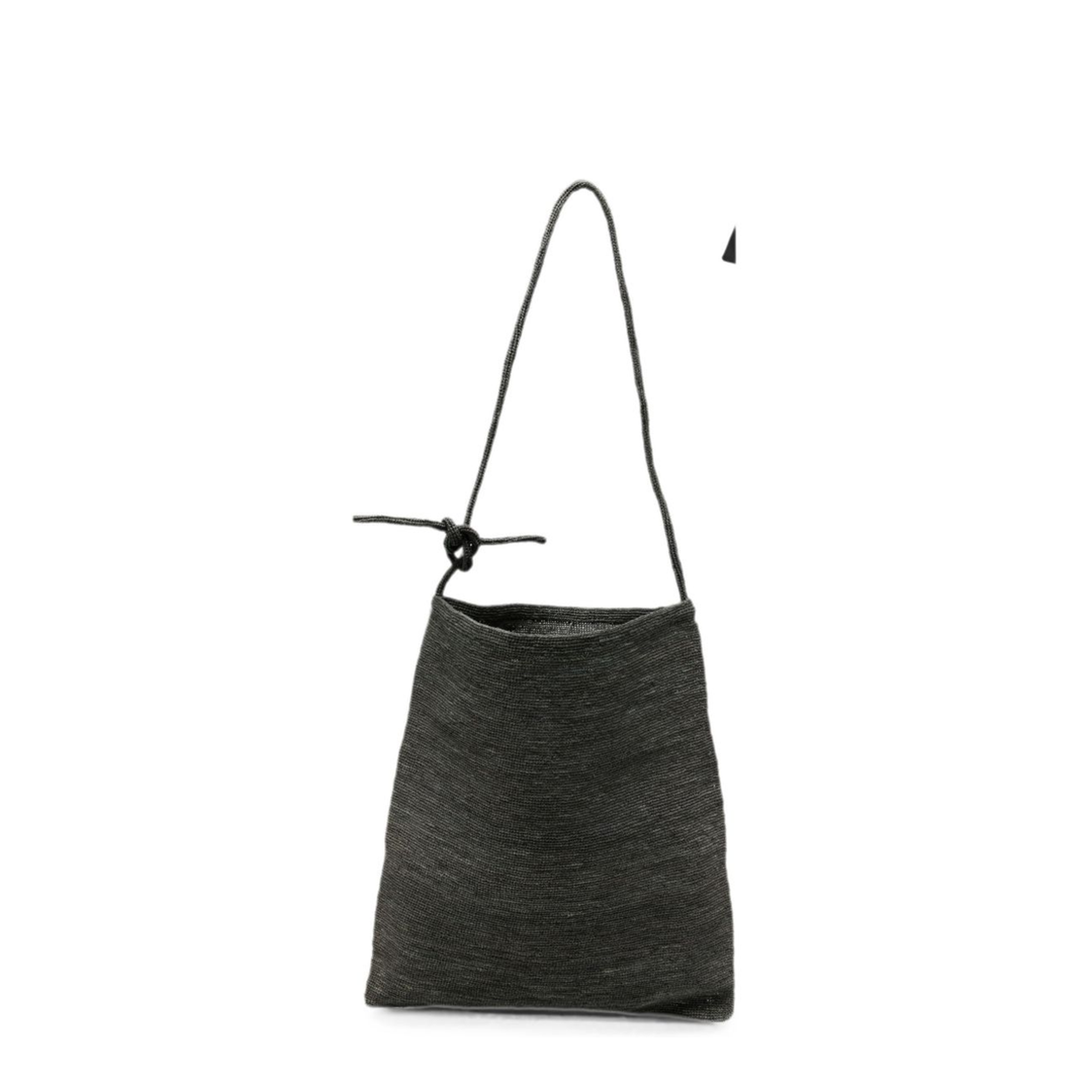 MAYFEYR - Sophie Digard - Dark Grey Woven Effect Shoulder Bag - S147/CRUF/L/RDOUTER