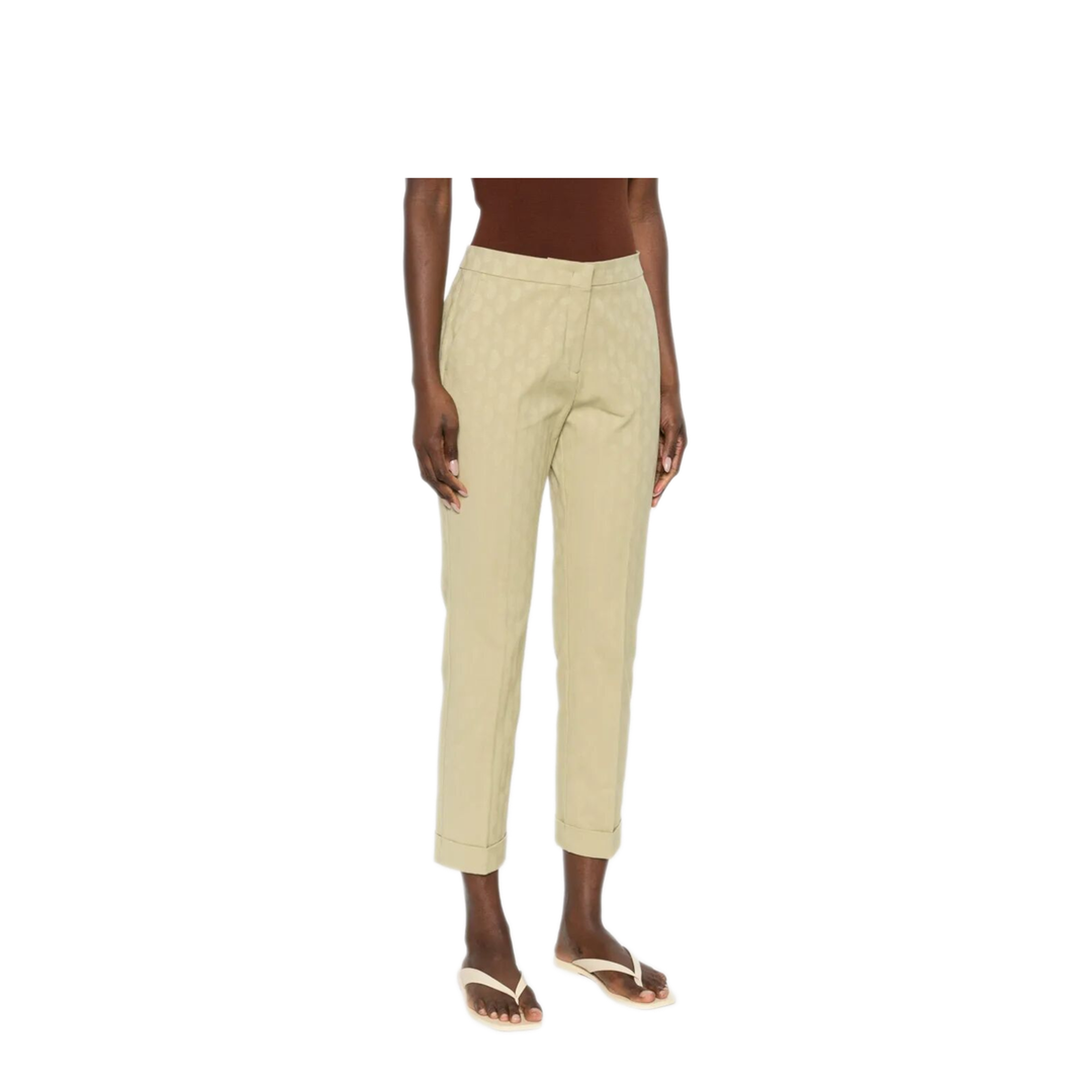 MAYFEYR - Etro - Cropped Cotton Jacquard Trousers With Micro Paisley Motif - WREA000299TJEK3M0208
