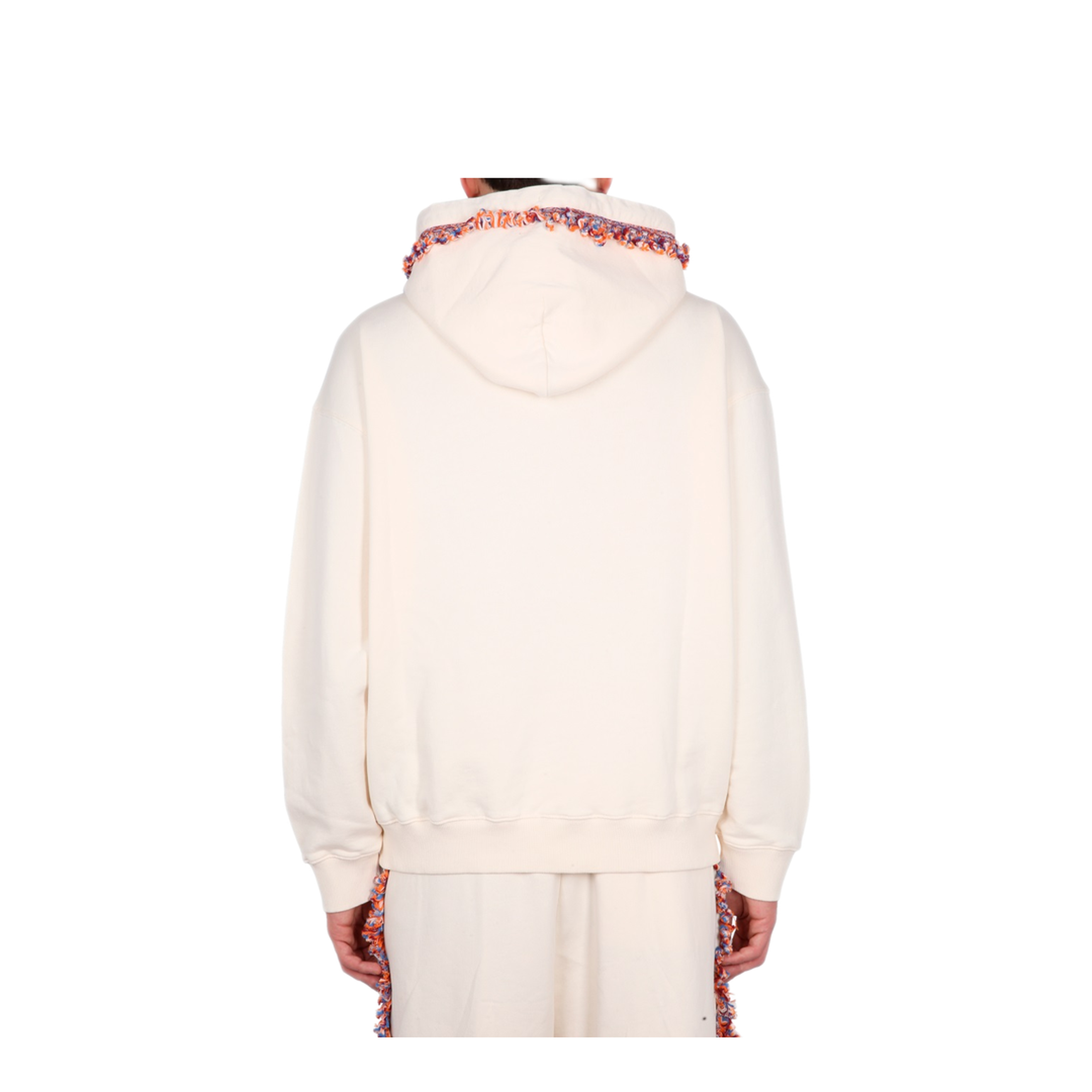 MAYFEYR - MARCELO BURLON COUNTY OF MILAN - Fringes Sweatshirt - CMBB106S23FLE0020420