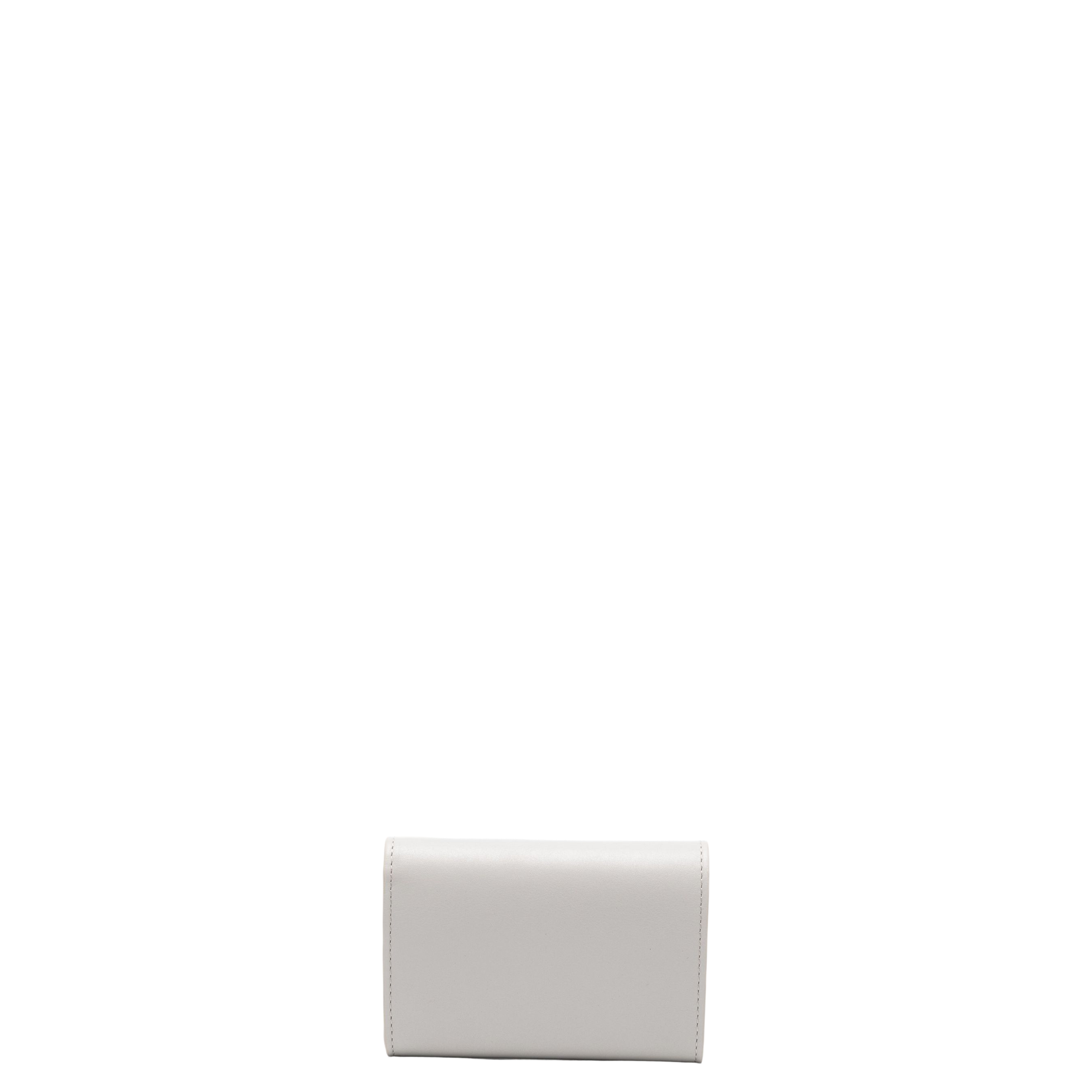 Pebble Small Leather Wallet in White