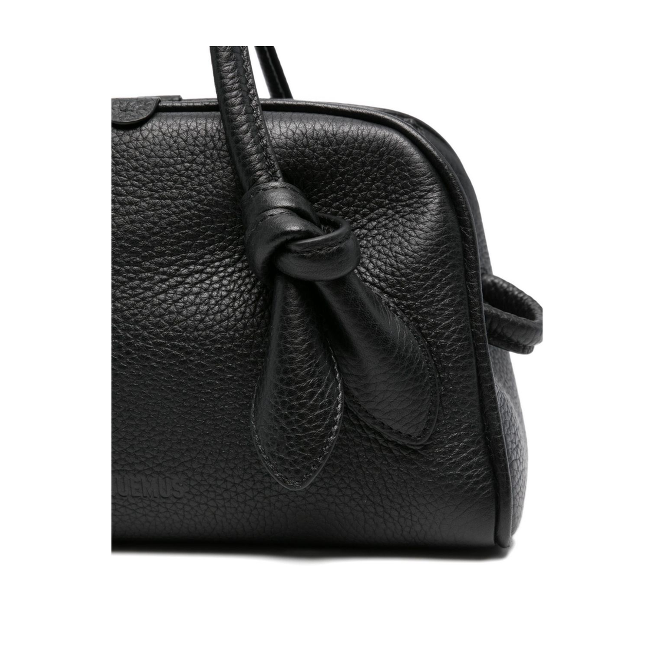 Le Petit Turismo Grained Calfskin Bowling Bag - Black
