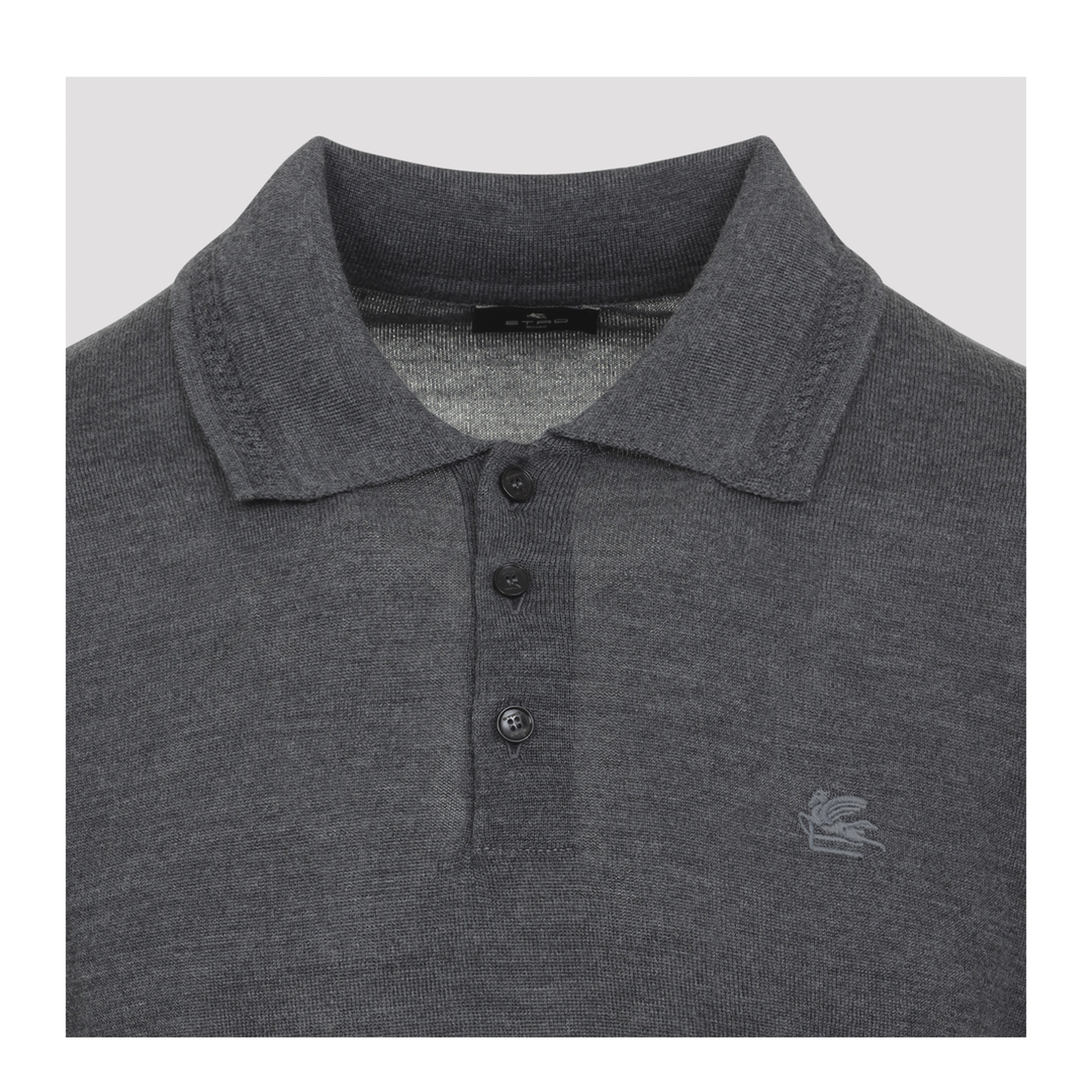 MAYFEYR - Etro - Fuji Knitted L/S Polo - MRKN0014AU12Q