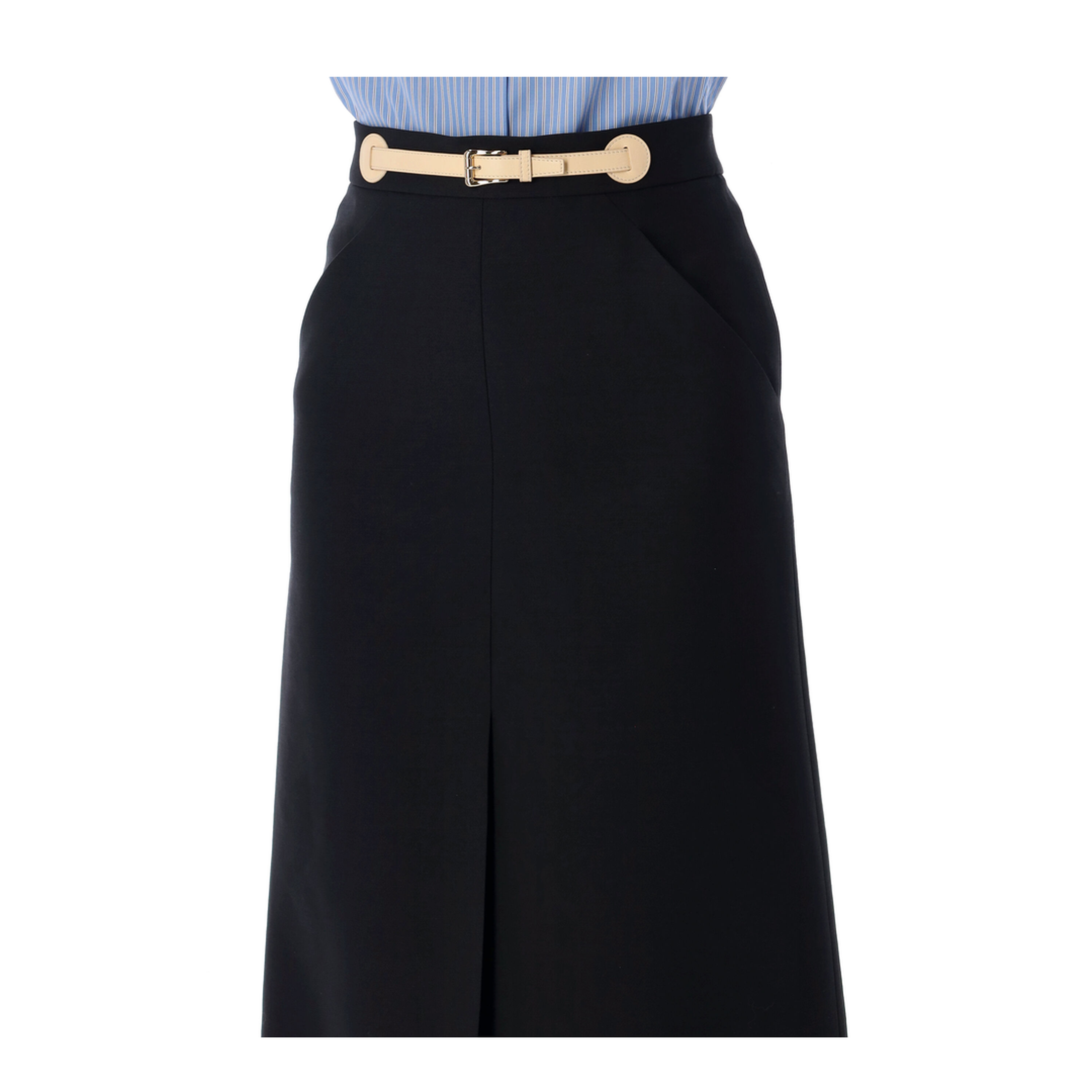 Belted Midi Skirt