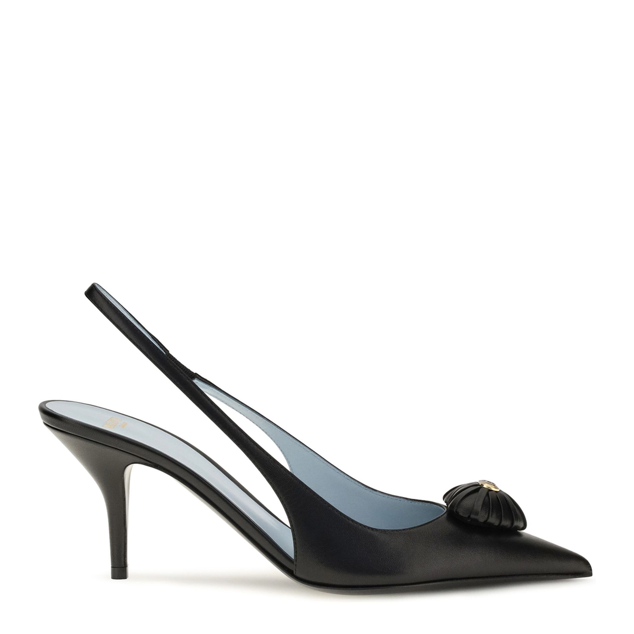 MAYFEYR - Valentino - Coeur Royal Slingback Leather Pumps - 9W2S0QD6DMD