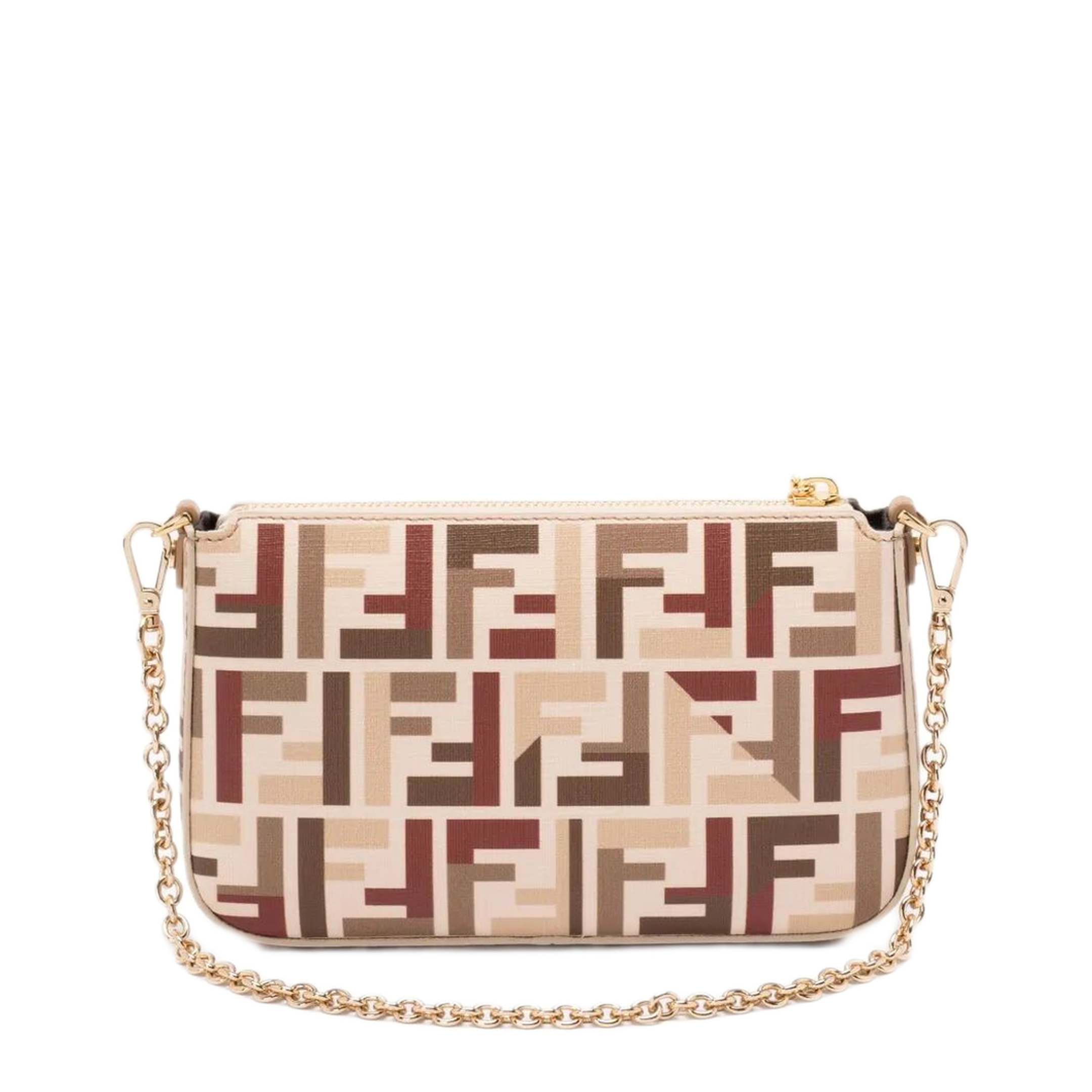MAYFEYR - Fendi - Fabric Baguette Pouch With Chain - 8BS073AV1Y