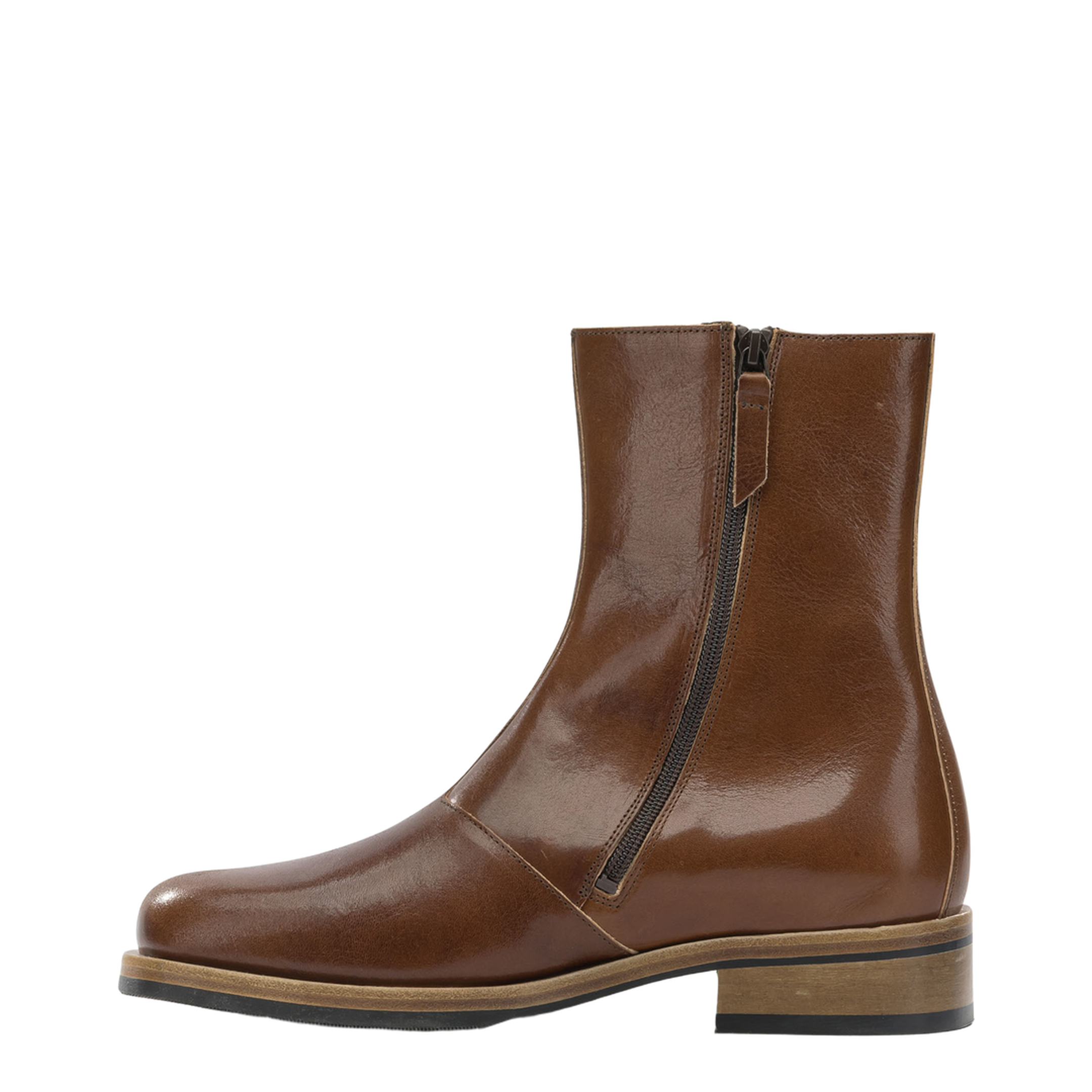 MAYFEYR - Our Legacy - Camion Zippered Boots - A2267CCCASTAGNA