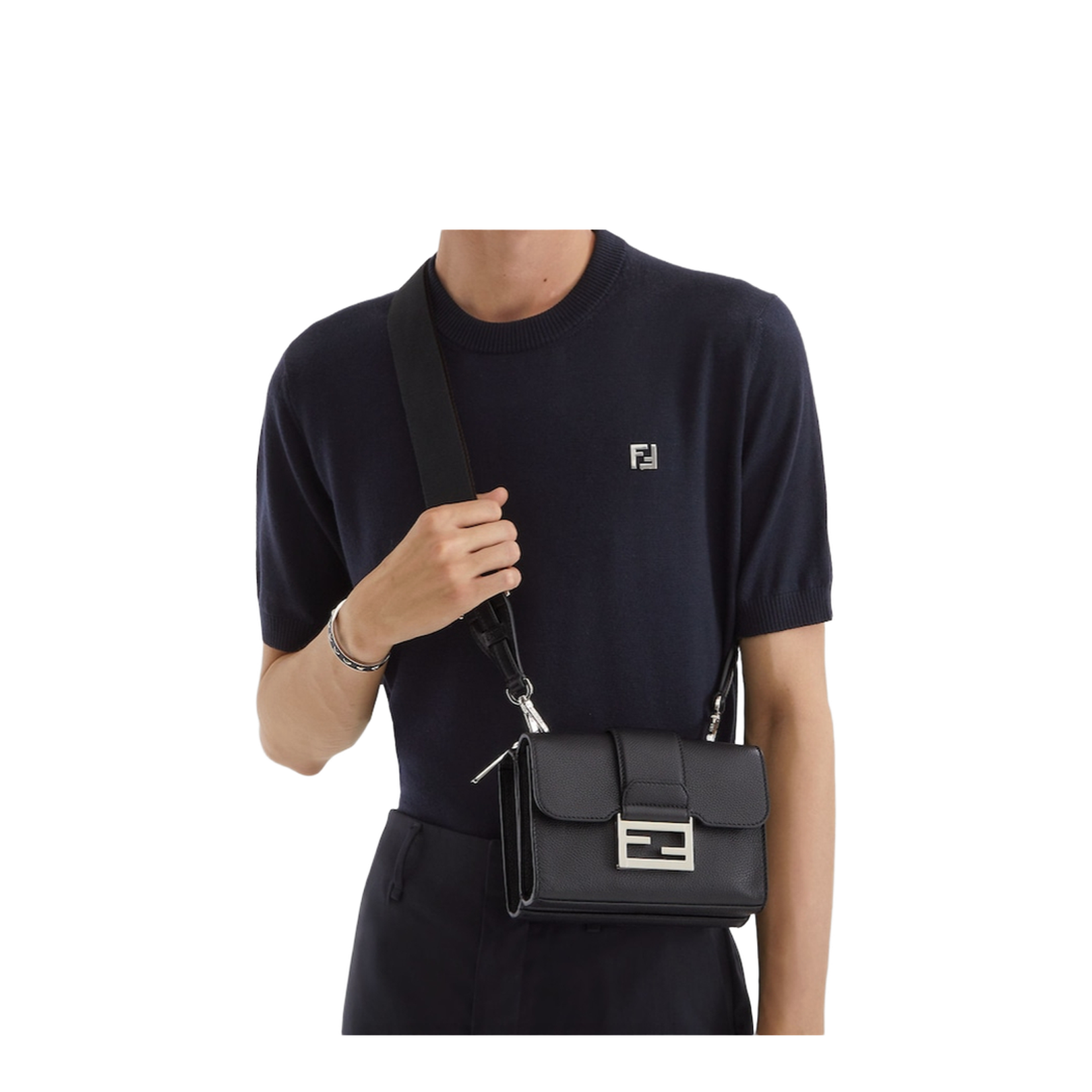 Baguette Leather Crossbody Bags
