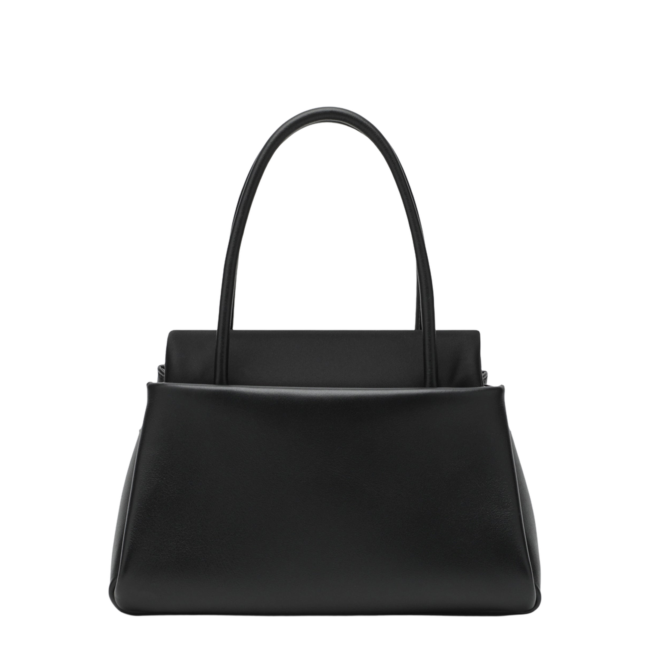 MAYFEYR - Prada - Black Medium Passage Bag In Leather And Re-Nylon - 1BA501OPO2G52F0002