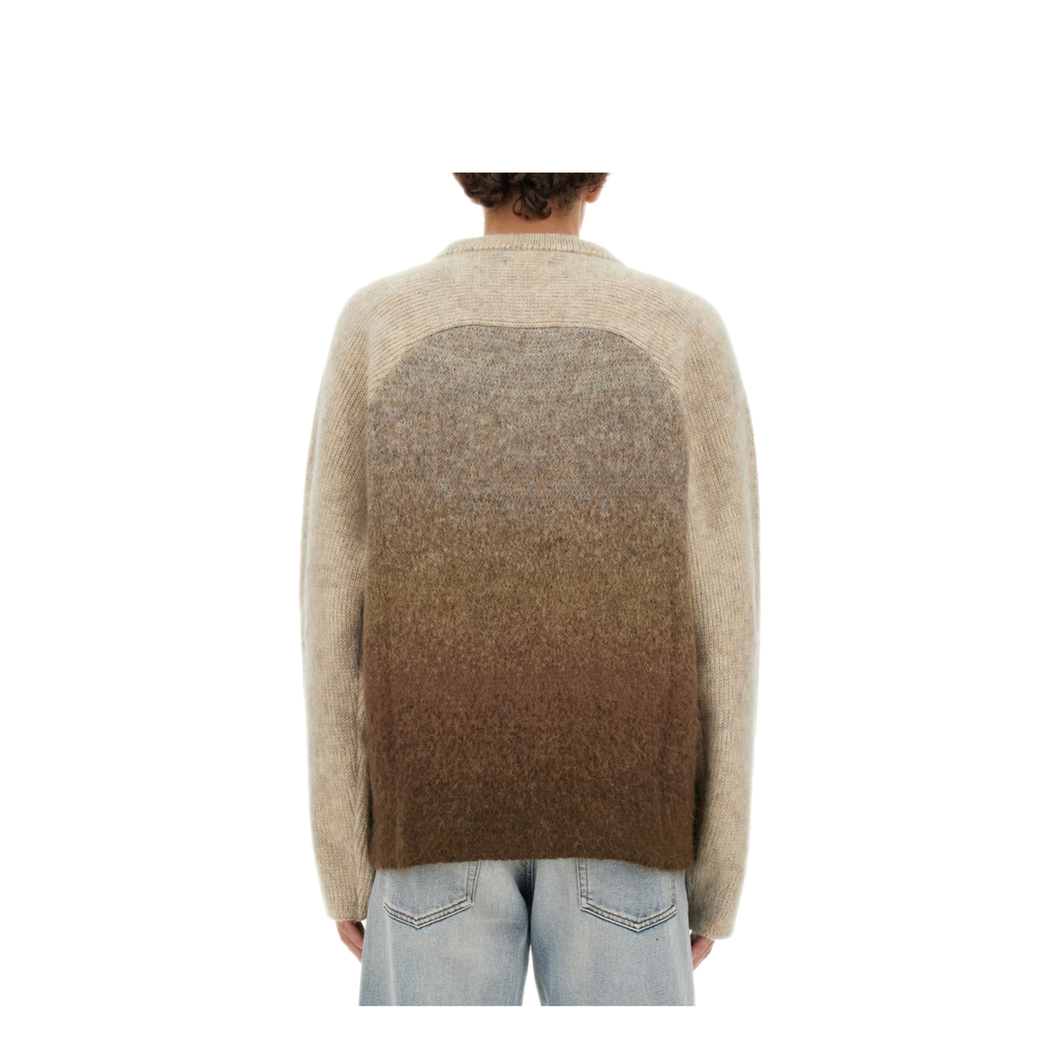 MAYFEYR - ERL - Mohair Blend Knit - ERL07N201BROWN