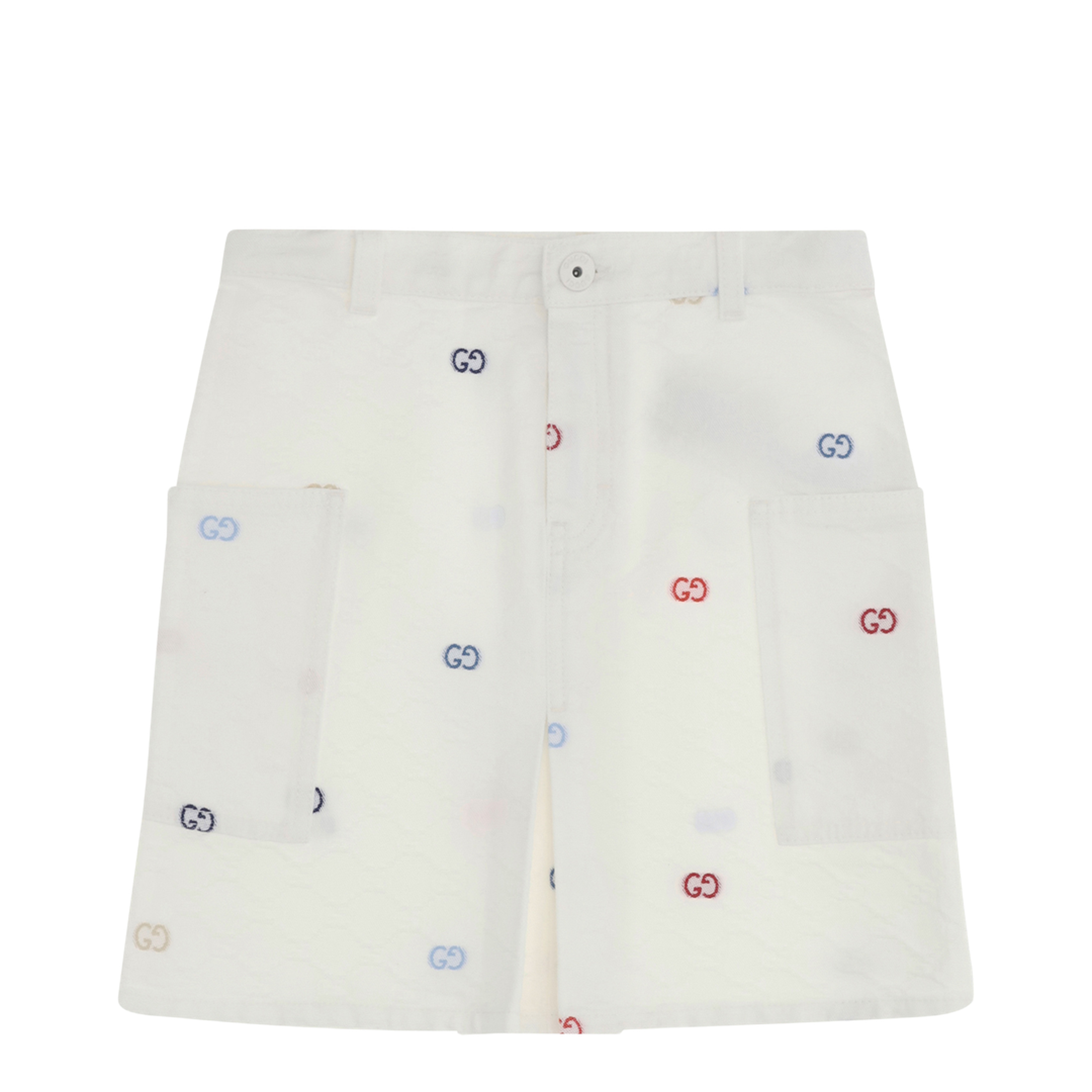 MAYFEYR - Gucci - Cotton Denim Jacquard Skirt - 856226XDDFC