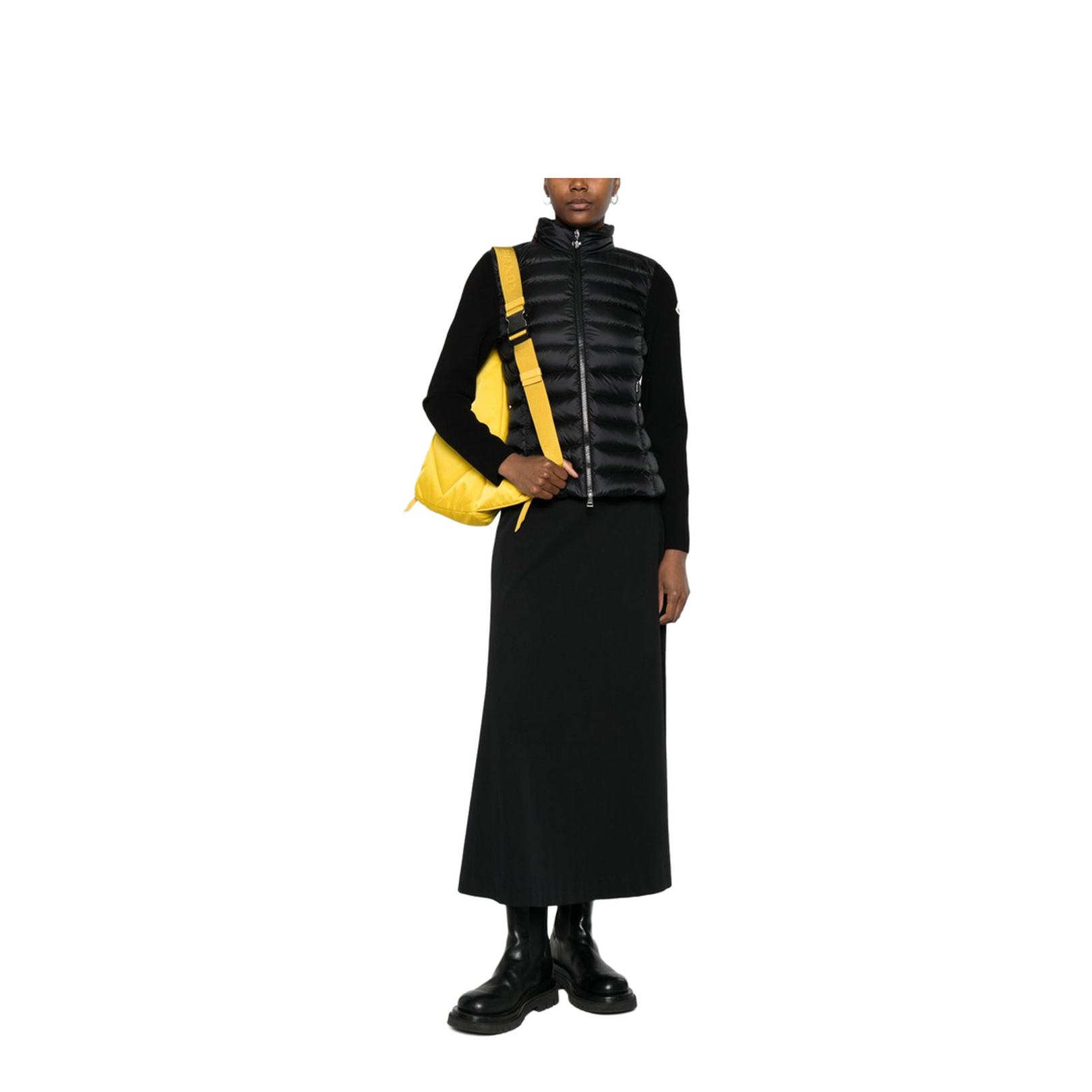 High Neck Zip Fastening Jacket