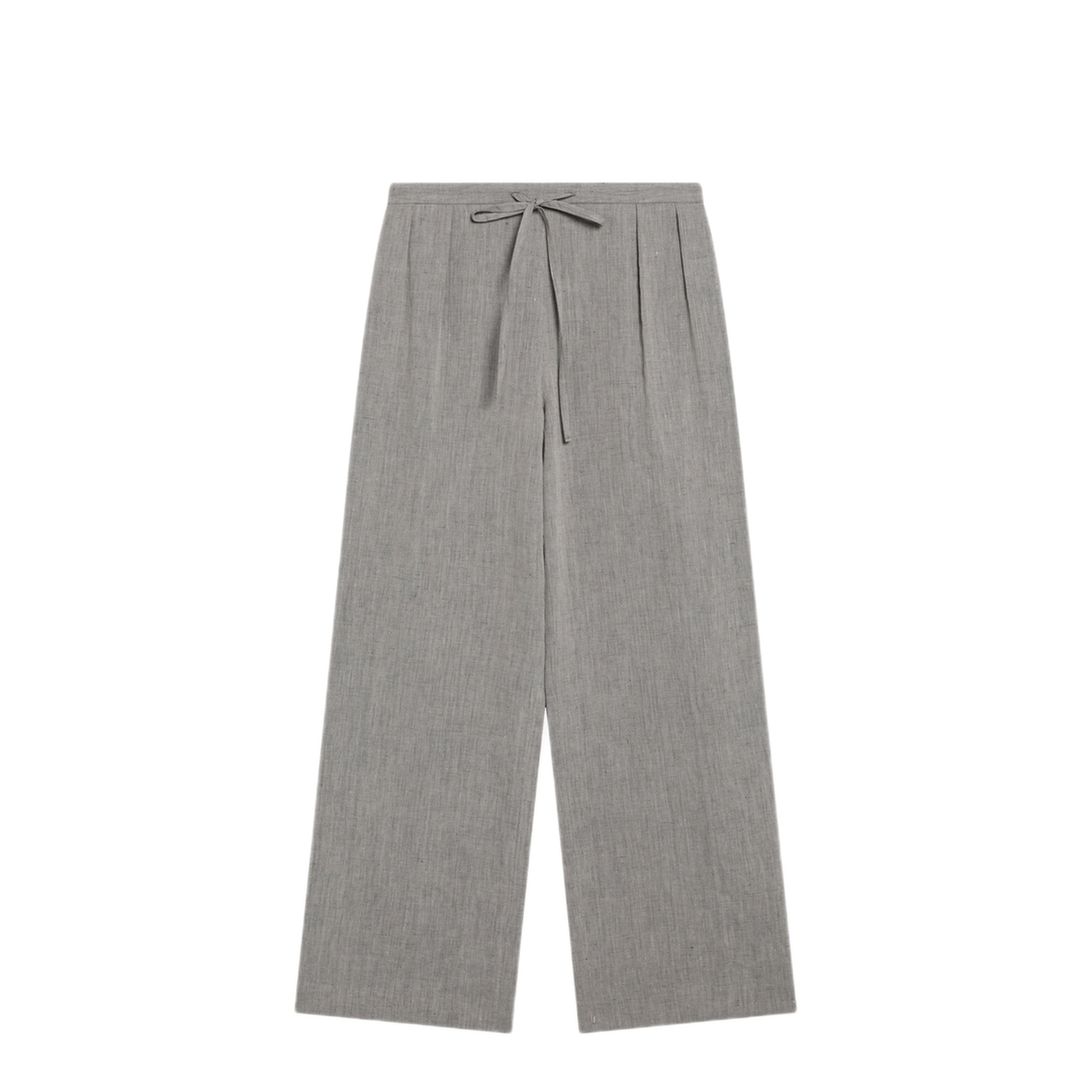 MAYFEYR - Loulou Studio - Grey Clark Pleated Trousers - CLARKLIGM