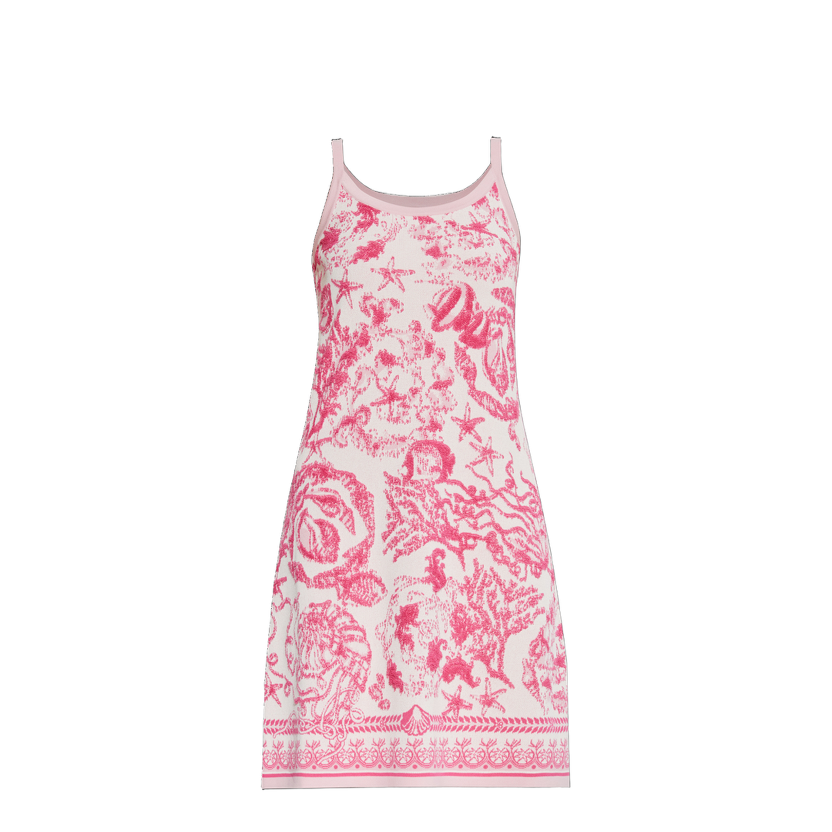 Underwater Barocco Knit A-Line Dress