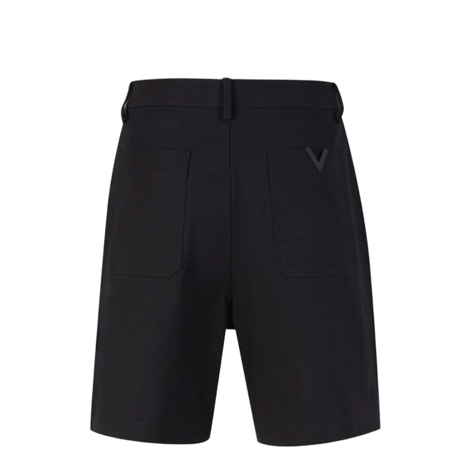 Plain Cotton Bermuda Shorts