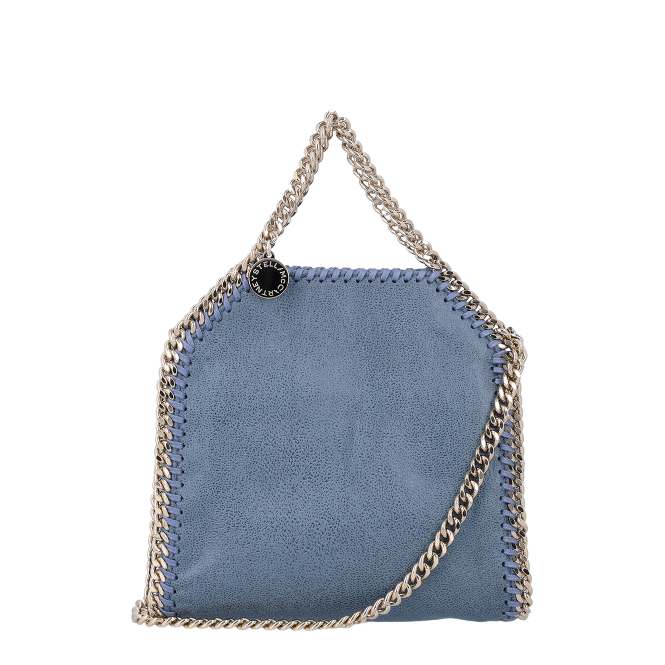Falabella Tiny Vegan Leather Tote Bag - Feather Blue