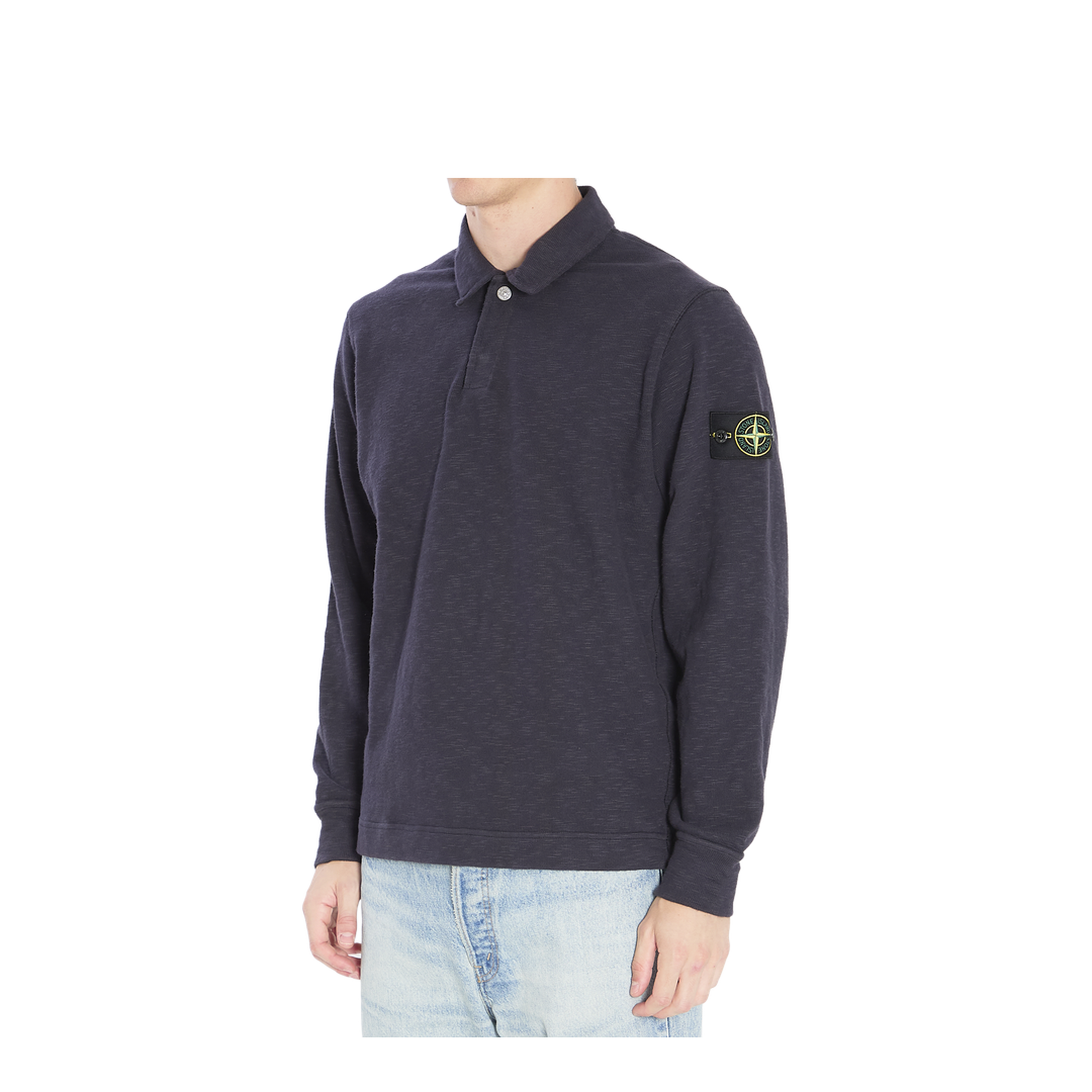 Long-sleeve polo shirt
