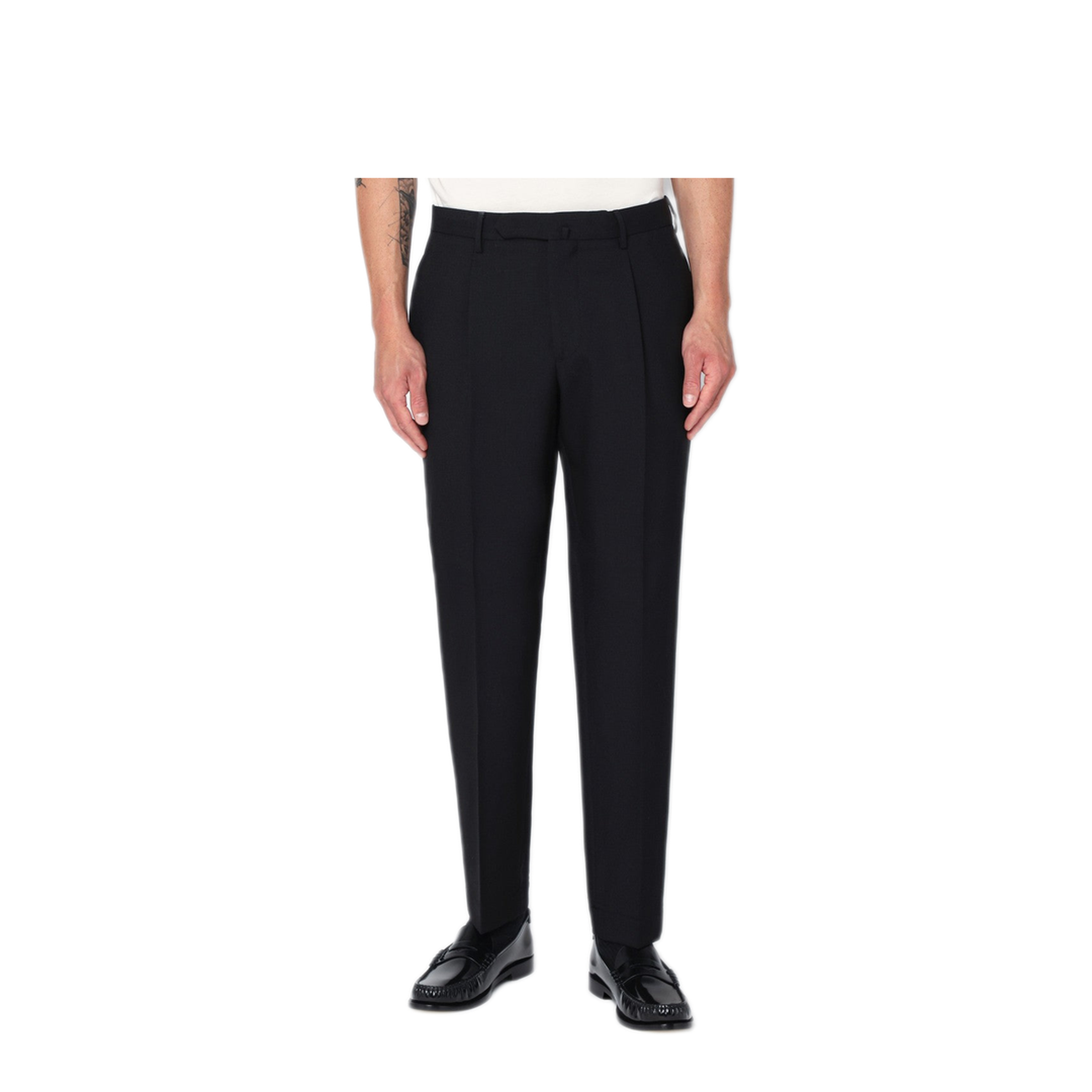 MAYFEYR - Santaniello - Black Wool Pants - ARECHIRIMAE409799