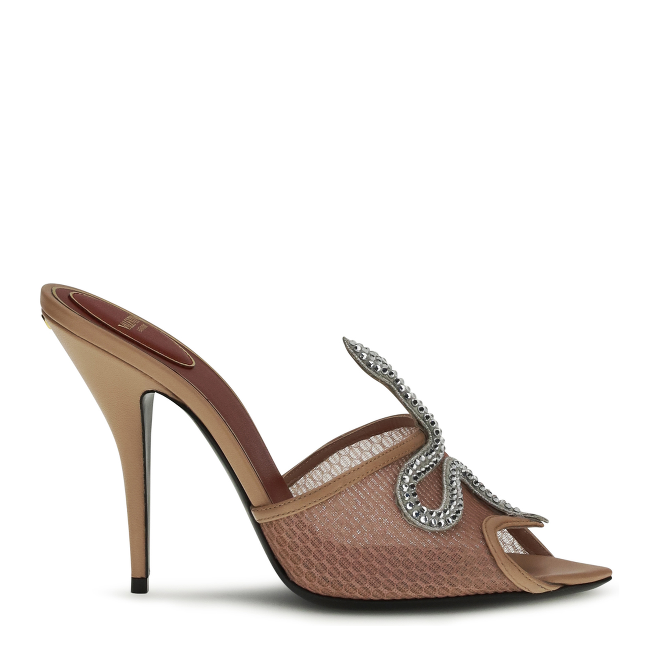 MAYFEYR - Valentino - Coeur Vipère Sandals With Mesh - 8W0S0PD7QMA