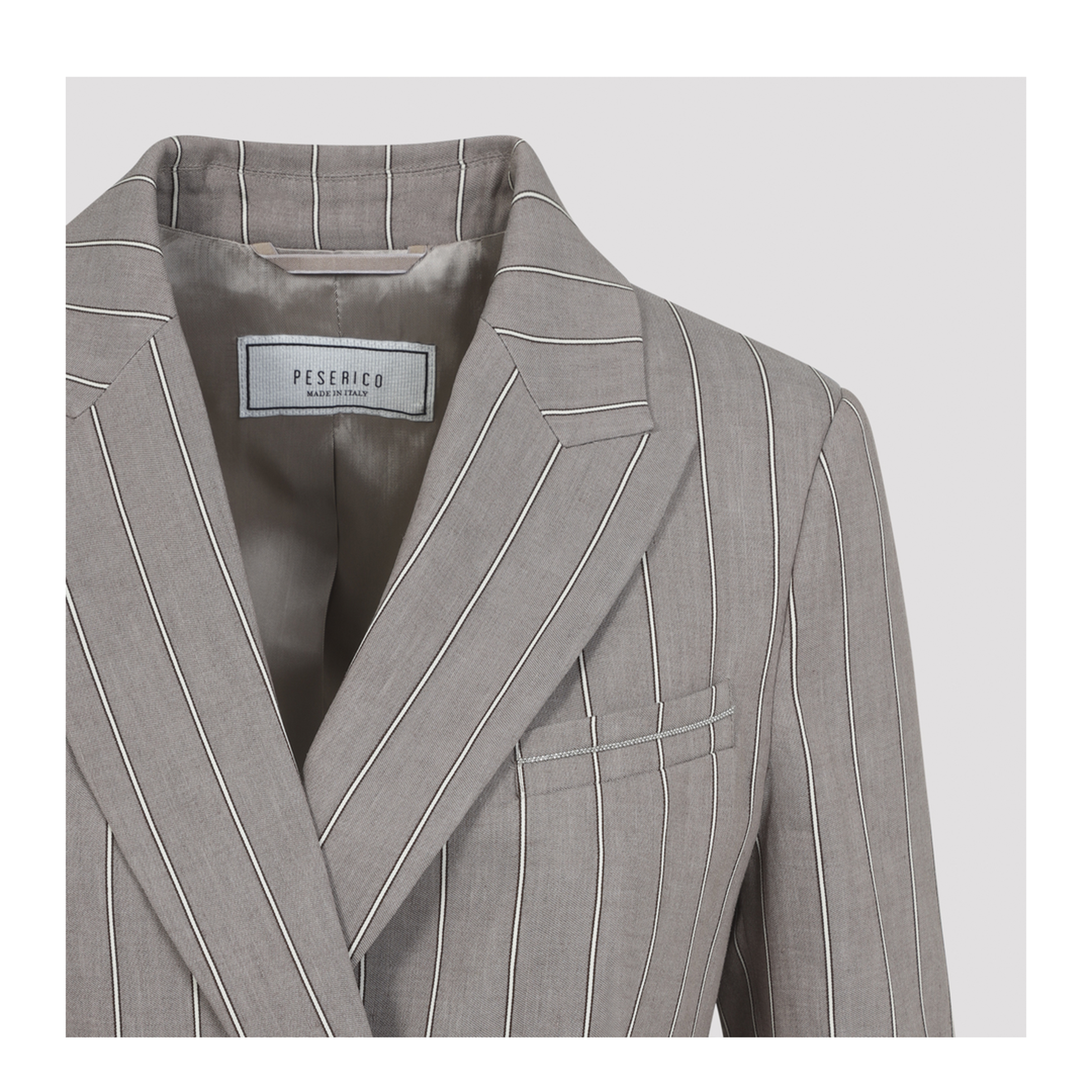 MAYFEYR - PESERICO - Brown Linen Jacket - A0119900676149