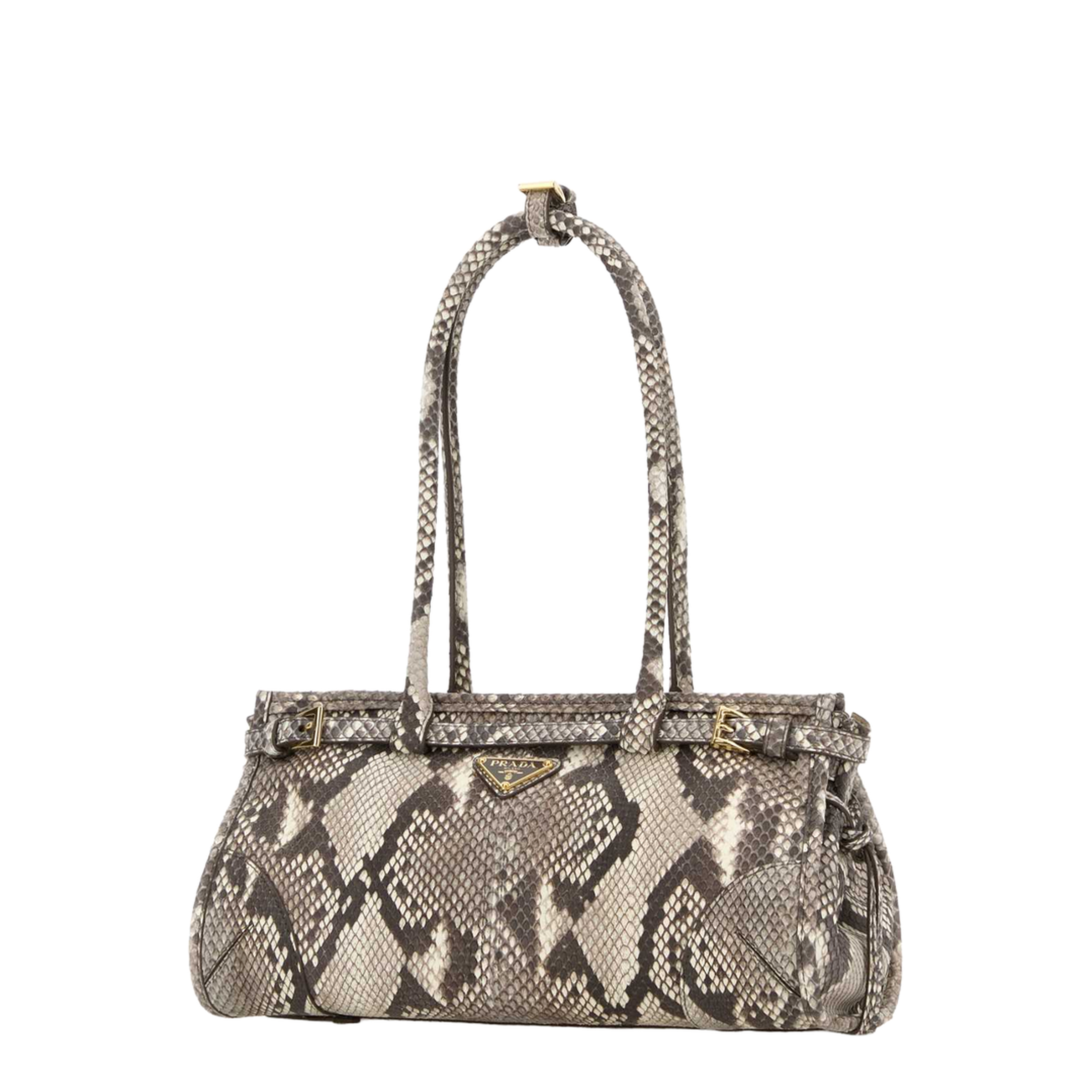 Denim Bonnie Medium Leather Handbag