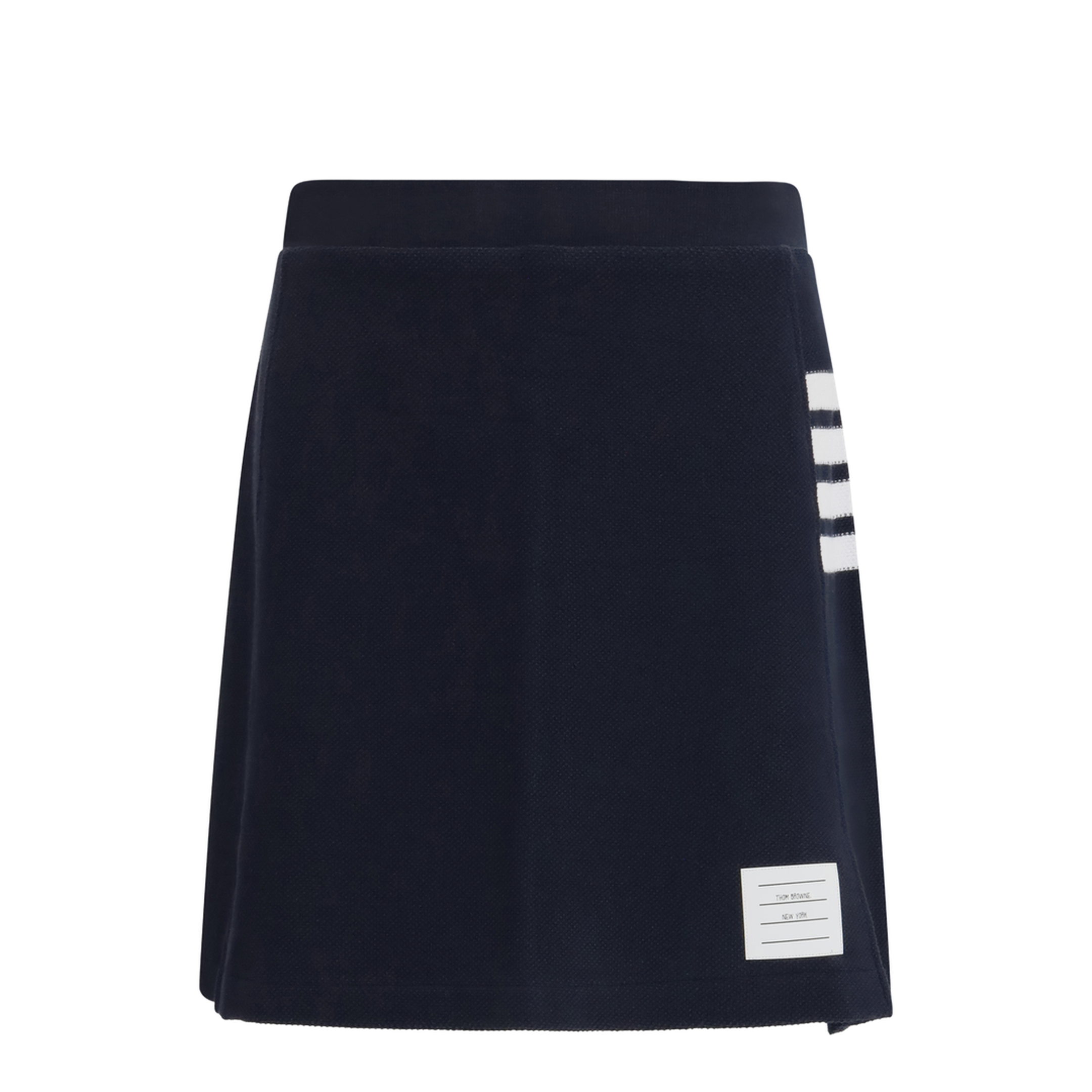 MAYFEYR - Thom Browne - 4-Bar Piqué Mini Skirt - FJK146AJ0248