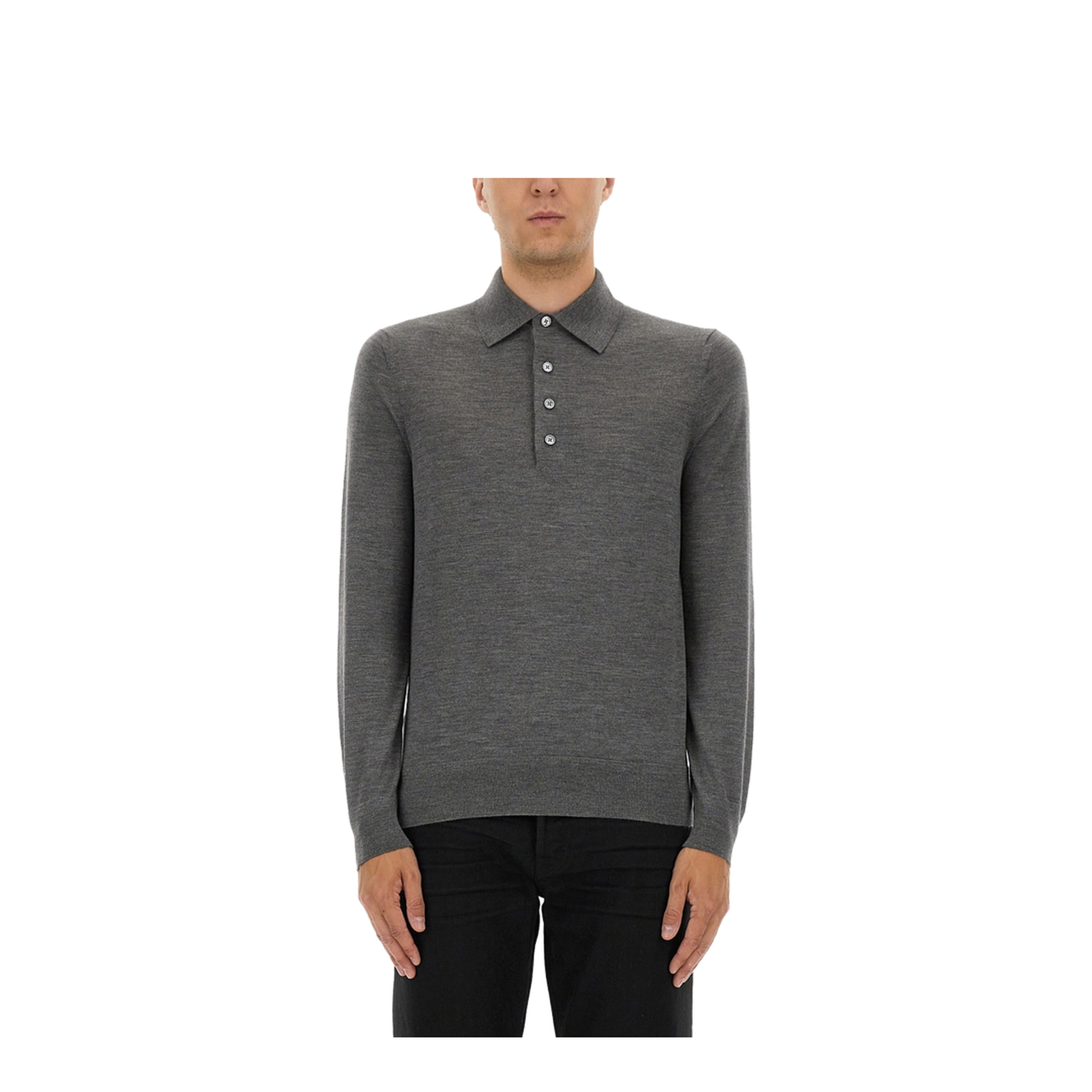 Fine Merino Virgin Wool Polo Shirt