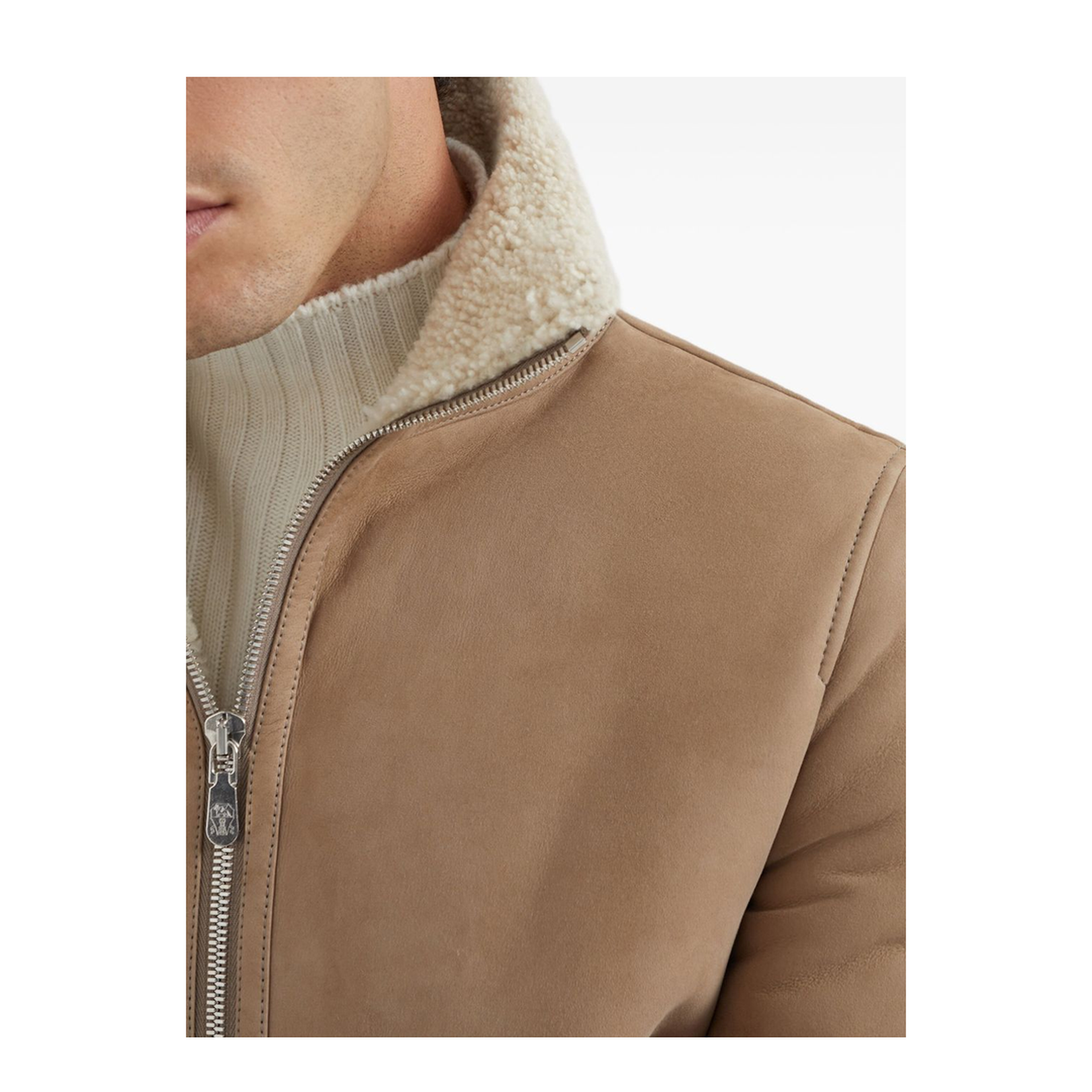 Leather Bomber Jacket