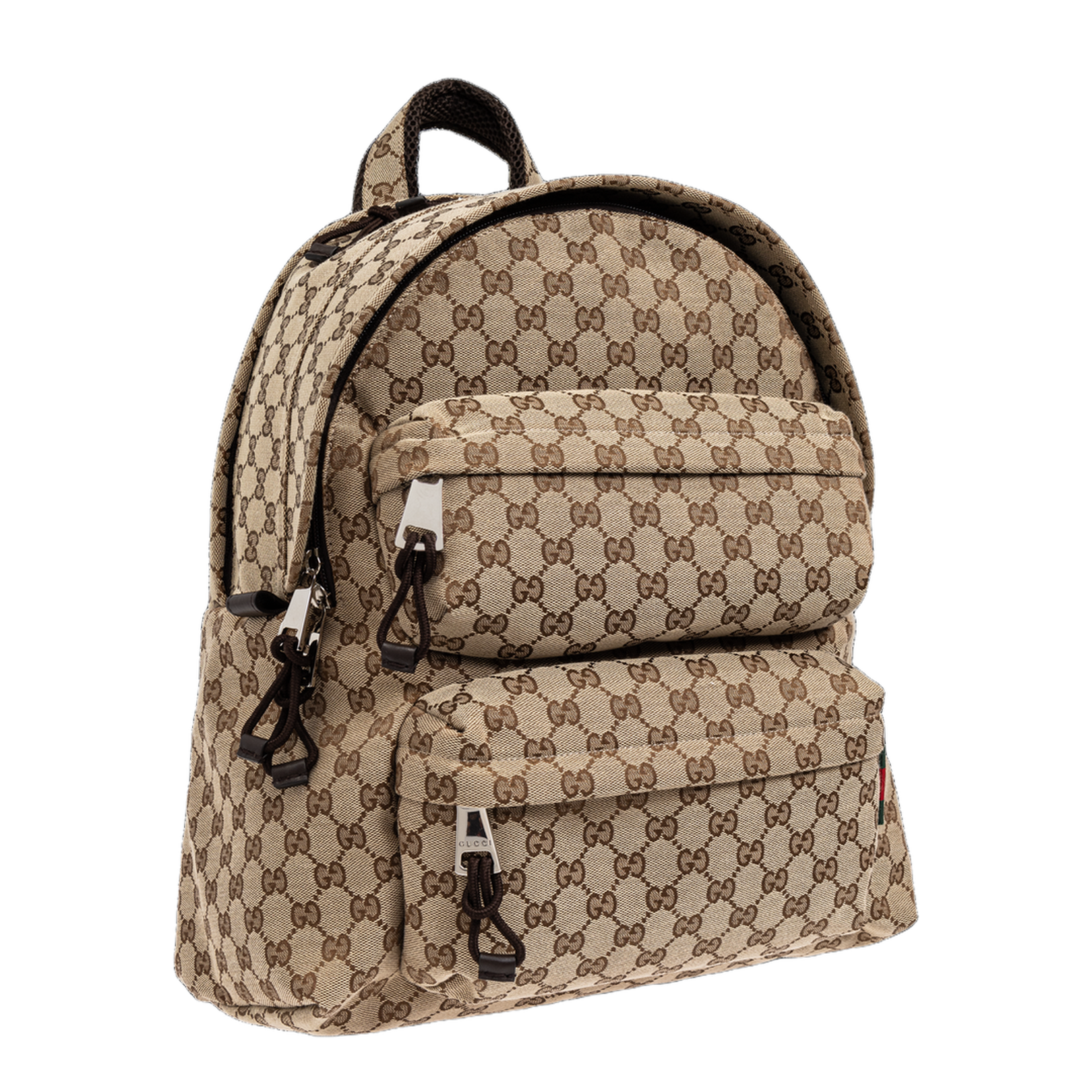 GG Canvas Medium Backpack - Beige