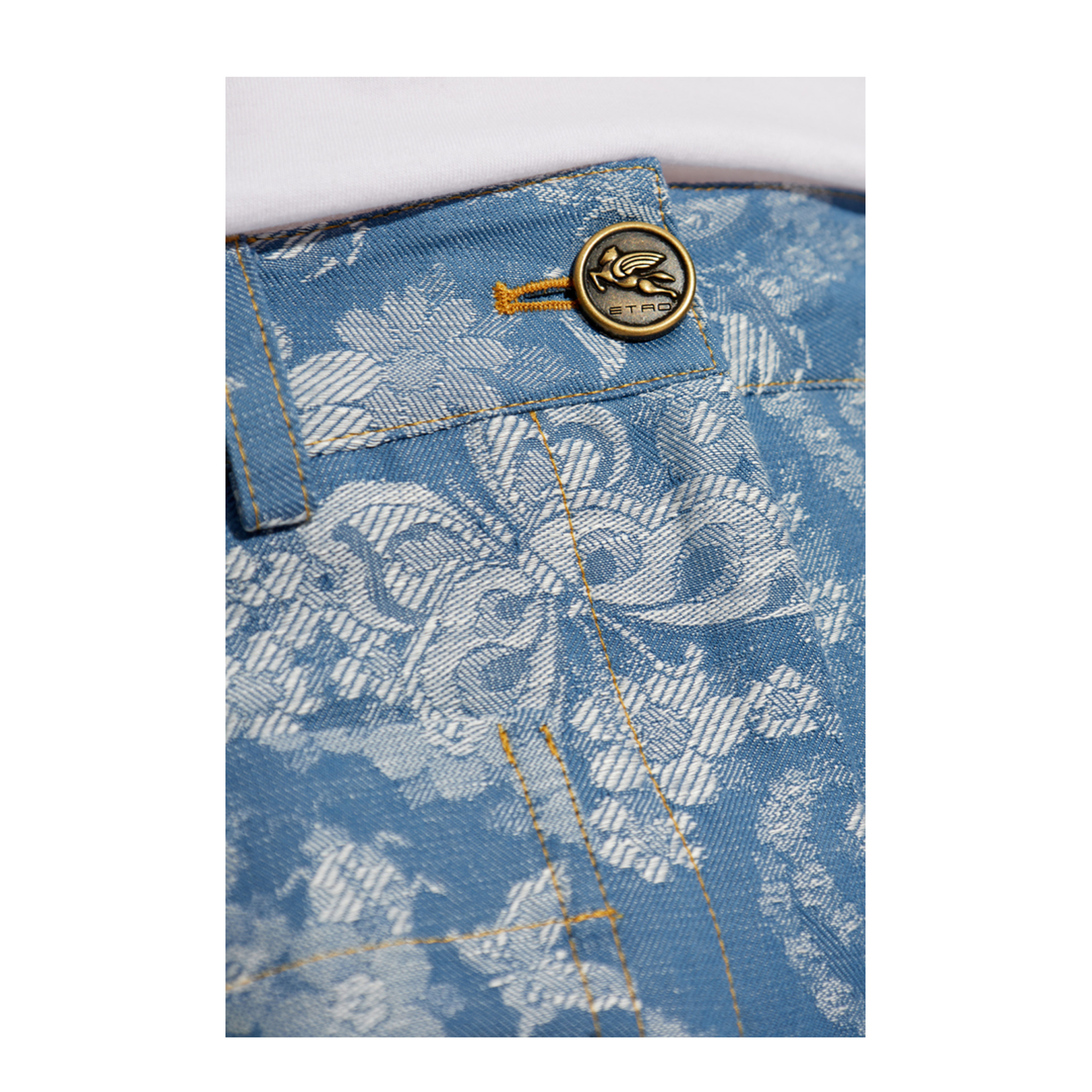 Trousers with decorative pattern