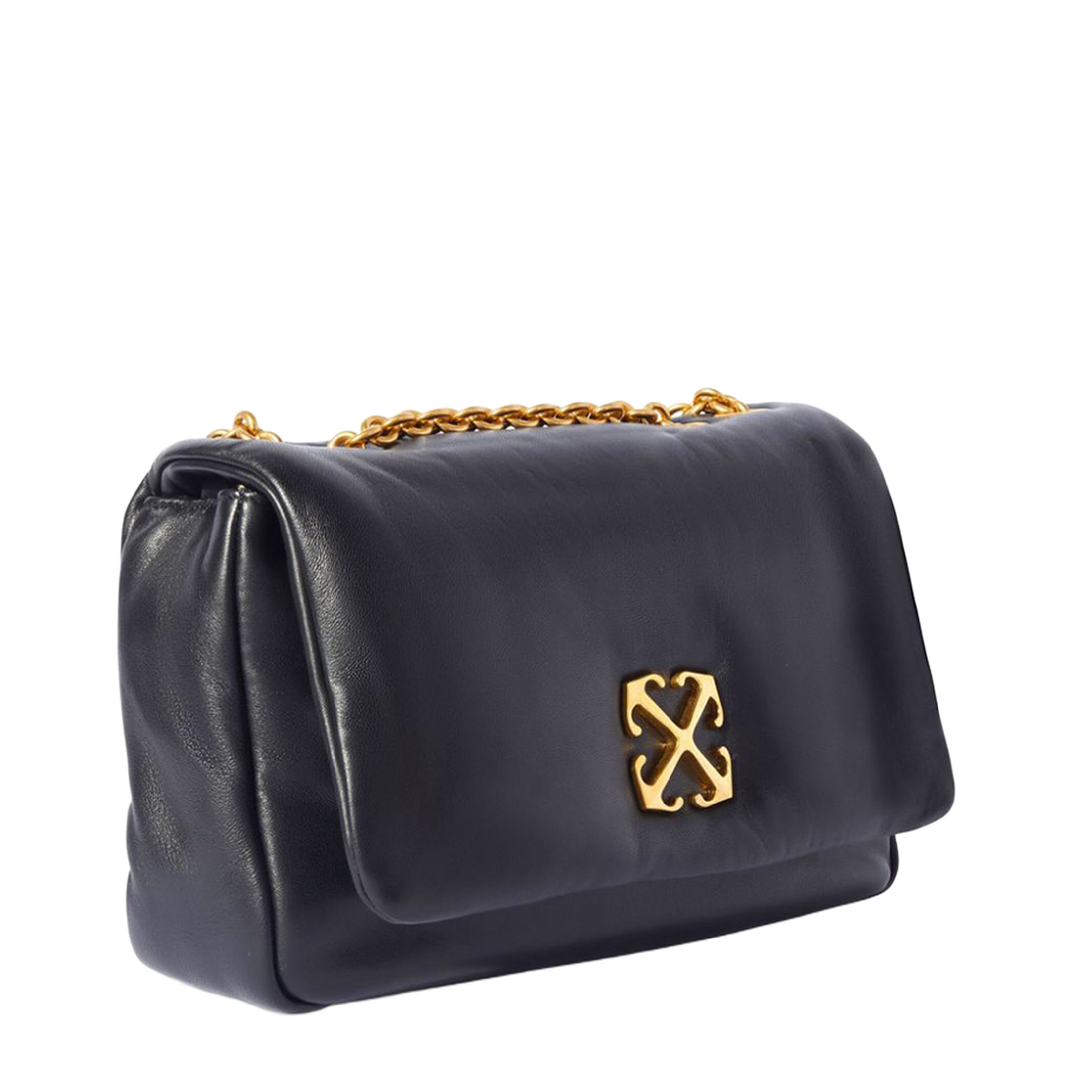 Jitney Puffer Shoulder Bag Black