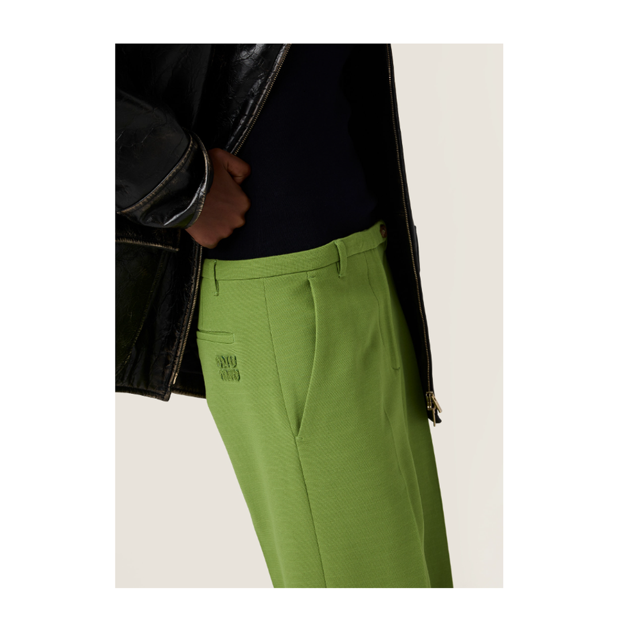 MAYFEYR - Miu Miu - Fabric Pants - MP1931SOOO18FQF0089