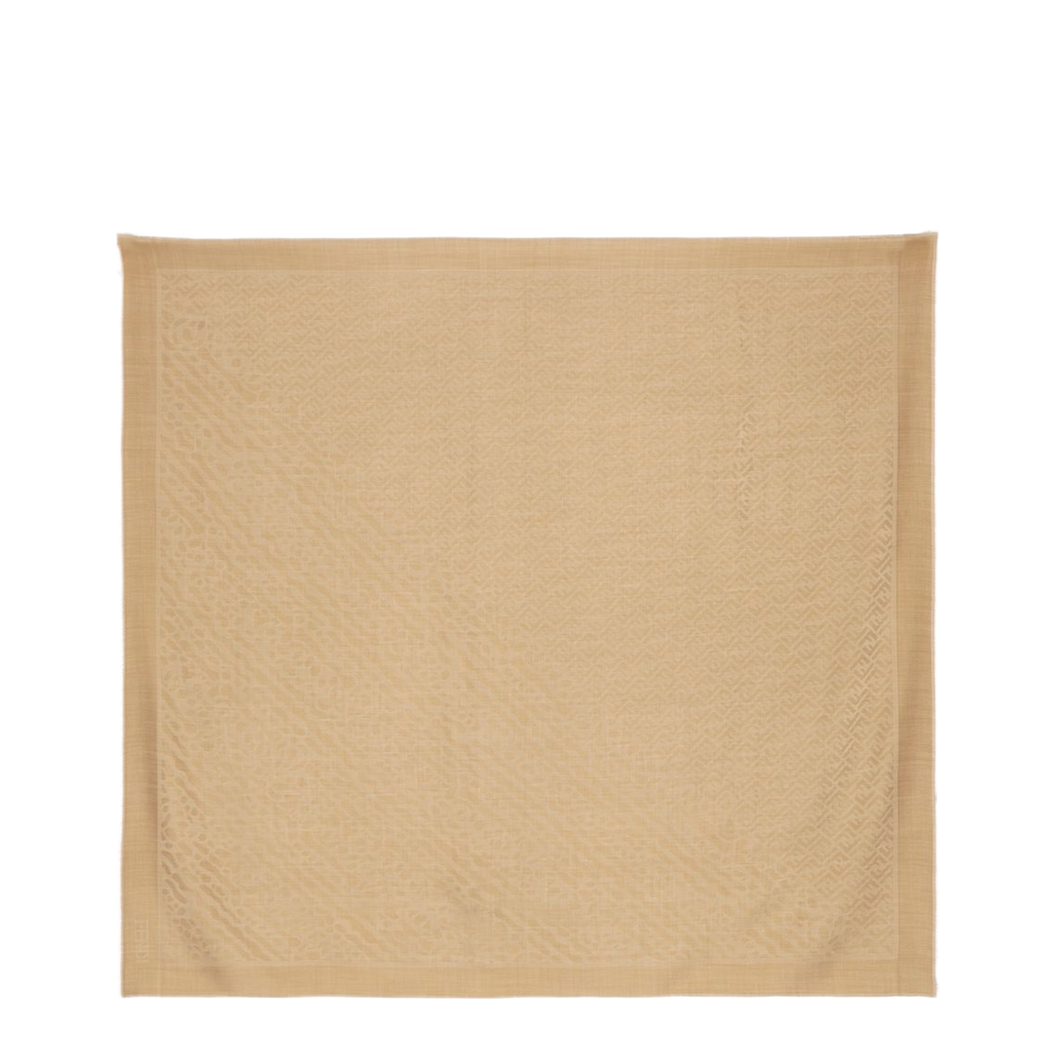 Shawl Wool and Silk Brown