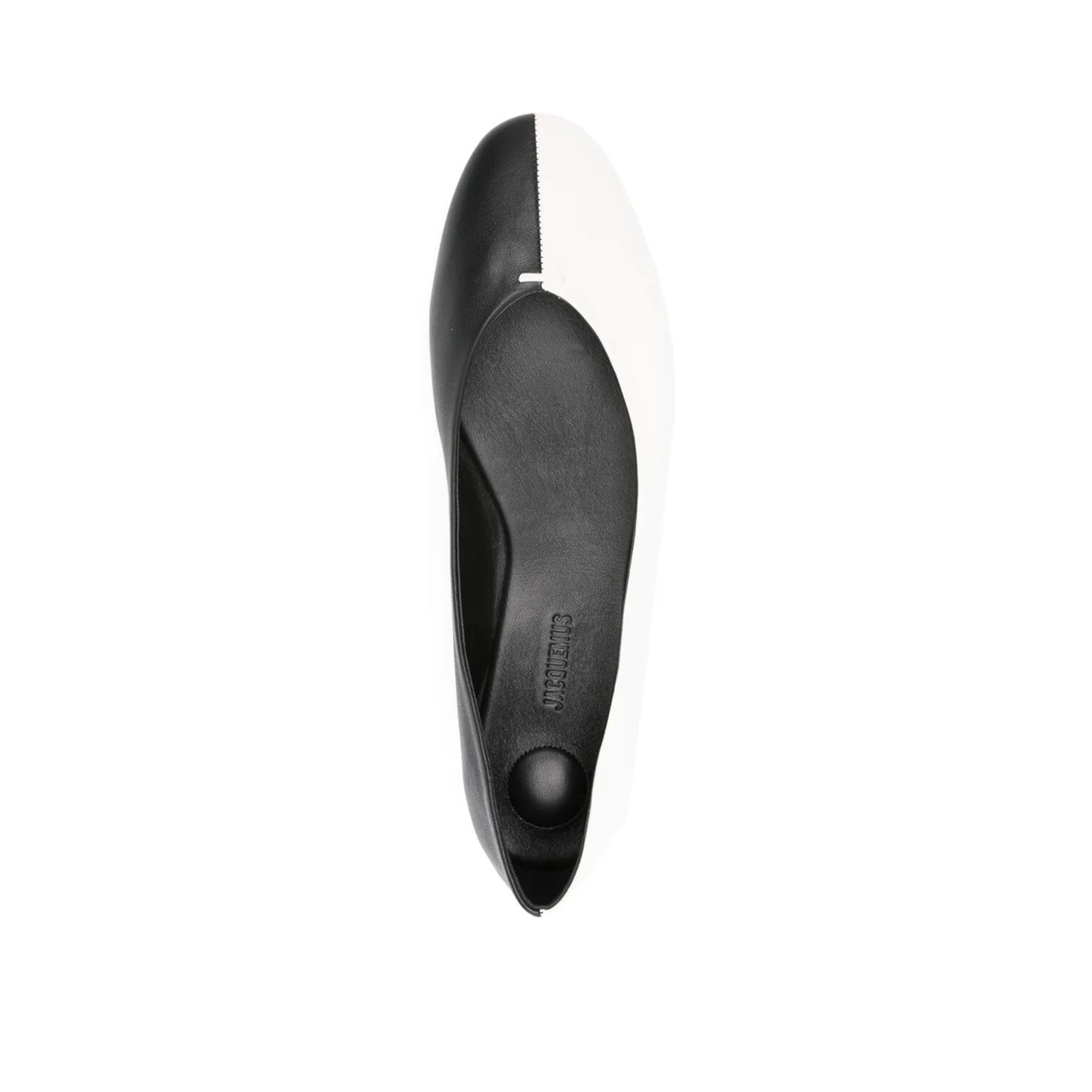 MAYFEYR - Jacquemus - Les Ballerines Ovalo In Two-Toned Leather - FOW00183AC27L26