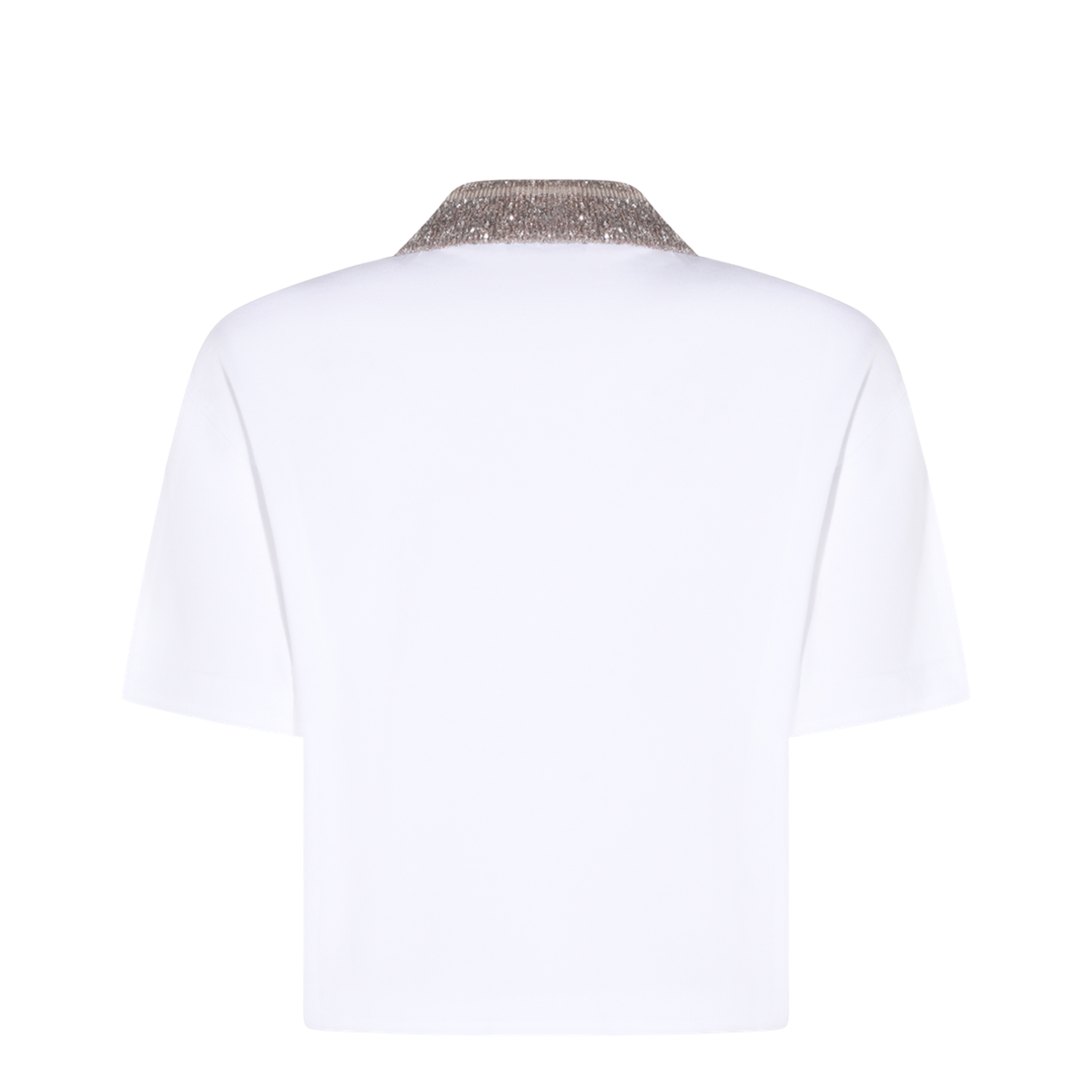 Polo Shirt With Dazzling Collar