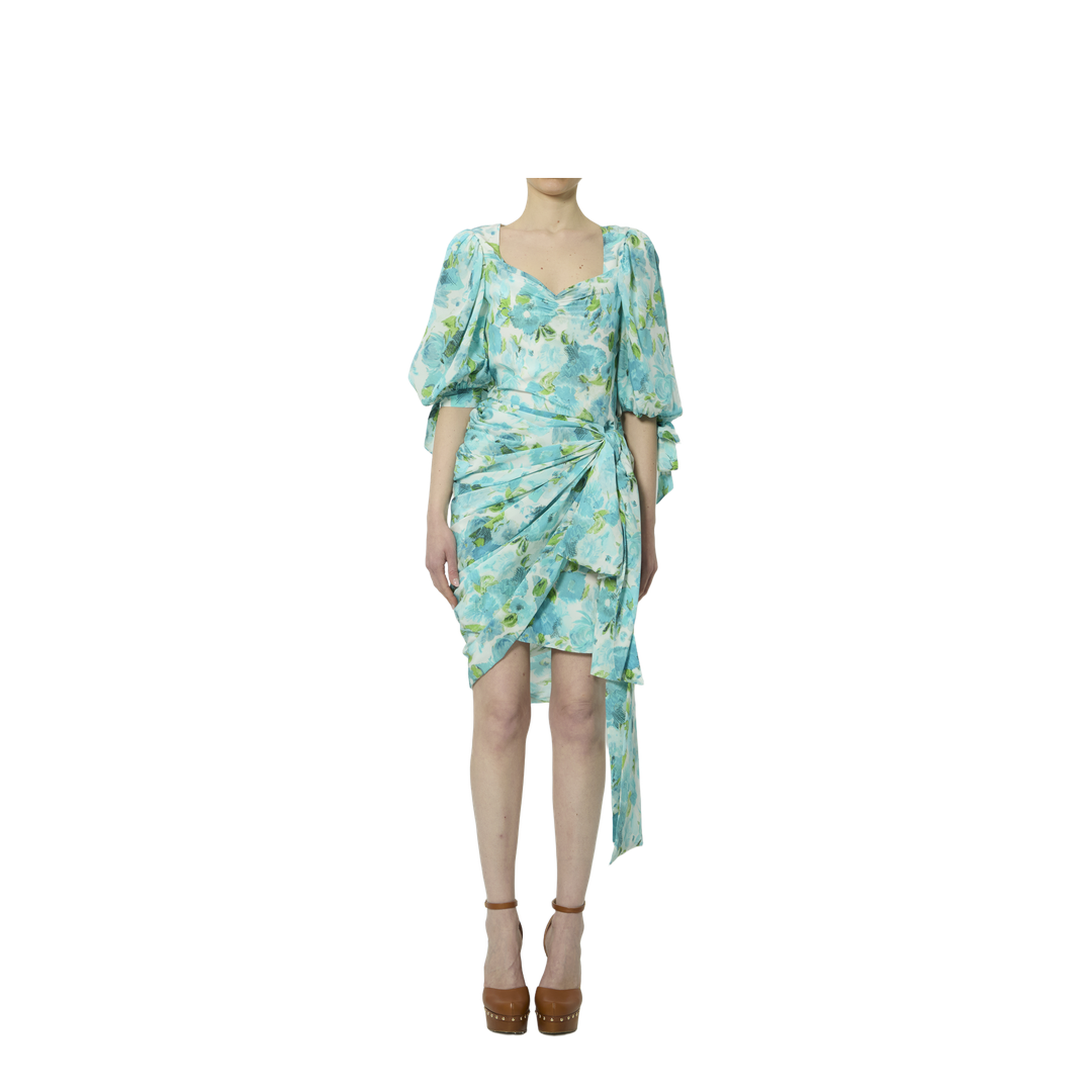 MAYFEYR - Chloè - Printed Silk Midi Dress - CH26URO52388191J
