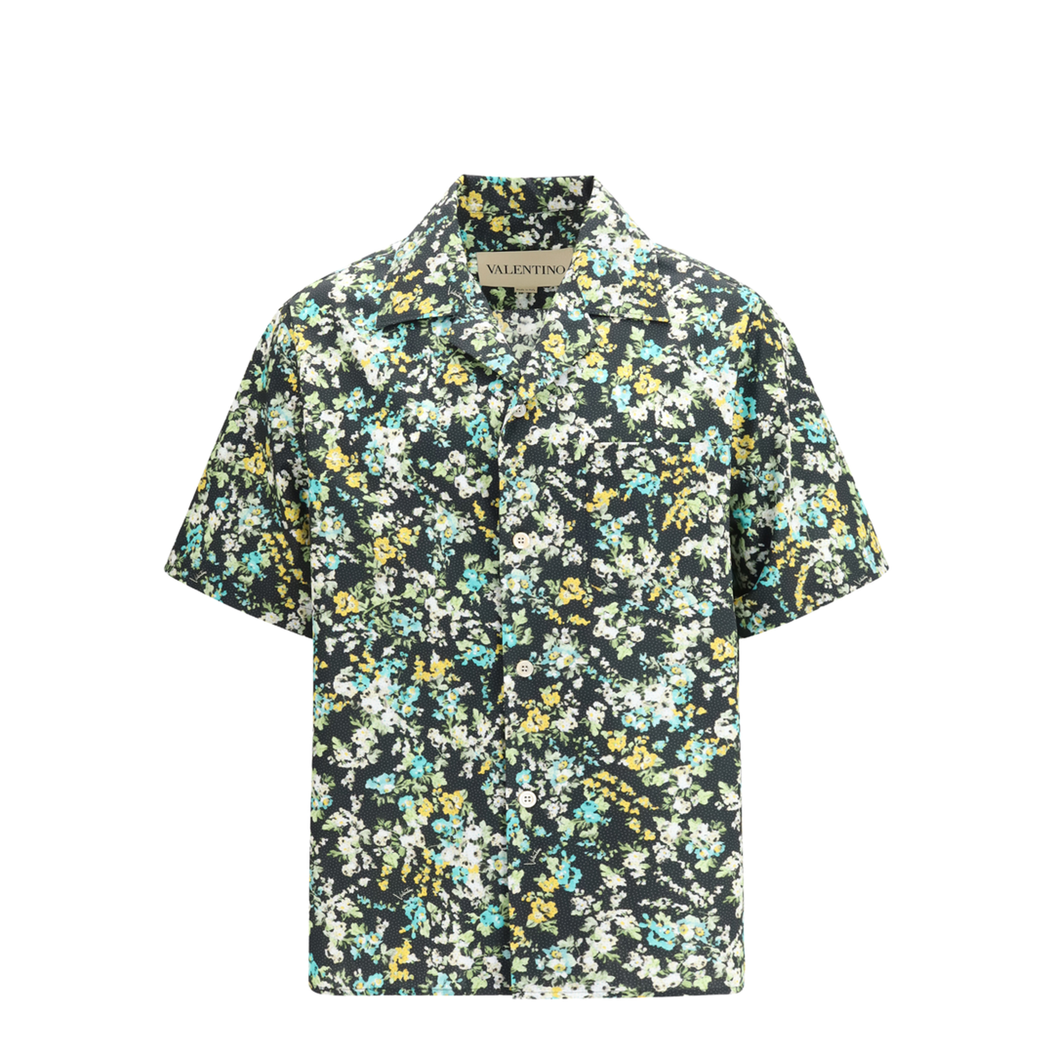 MAYFEYR - Valentino - Shirt With An All-Over Papier Floral - 8V0AA111BGU