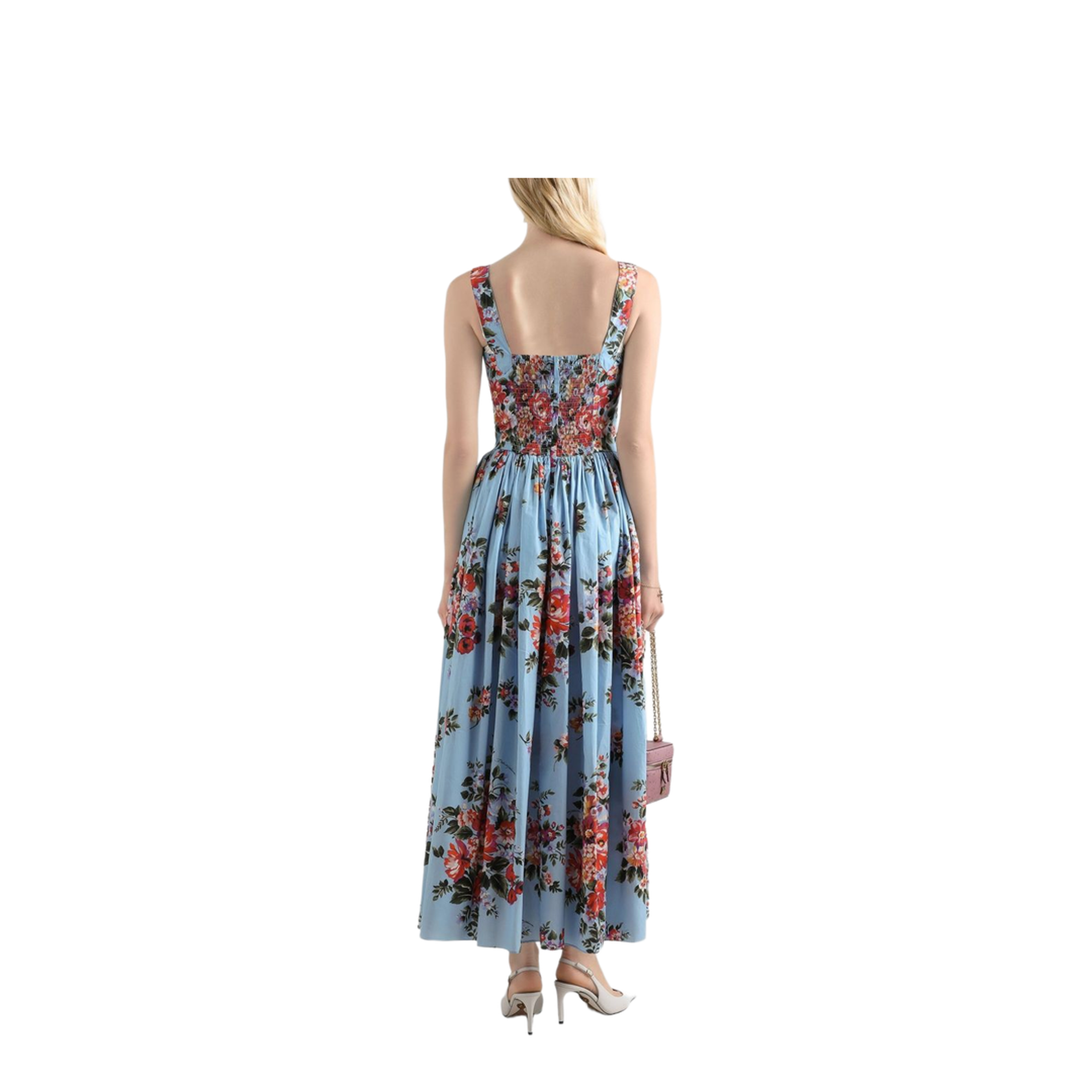 Maxi Dress with Floral Print
