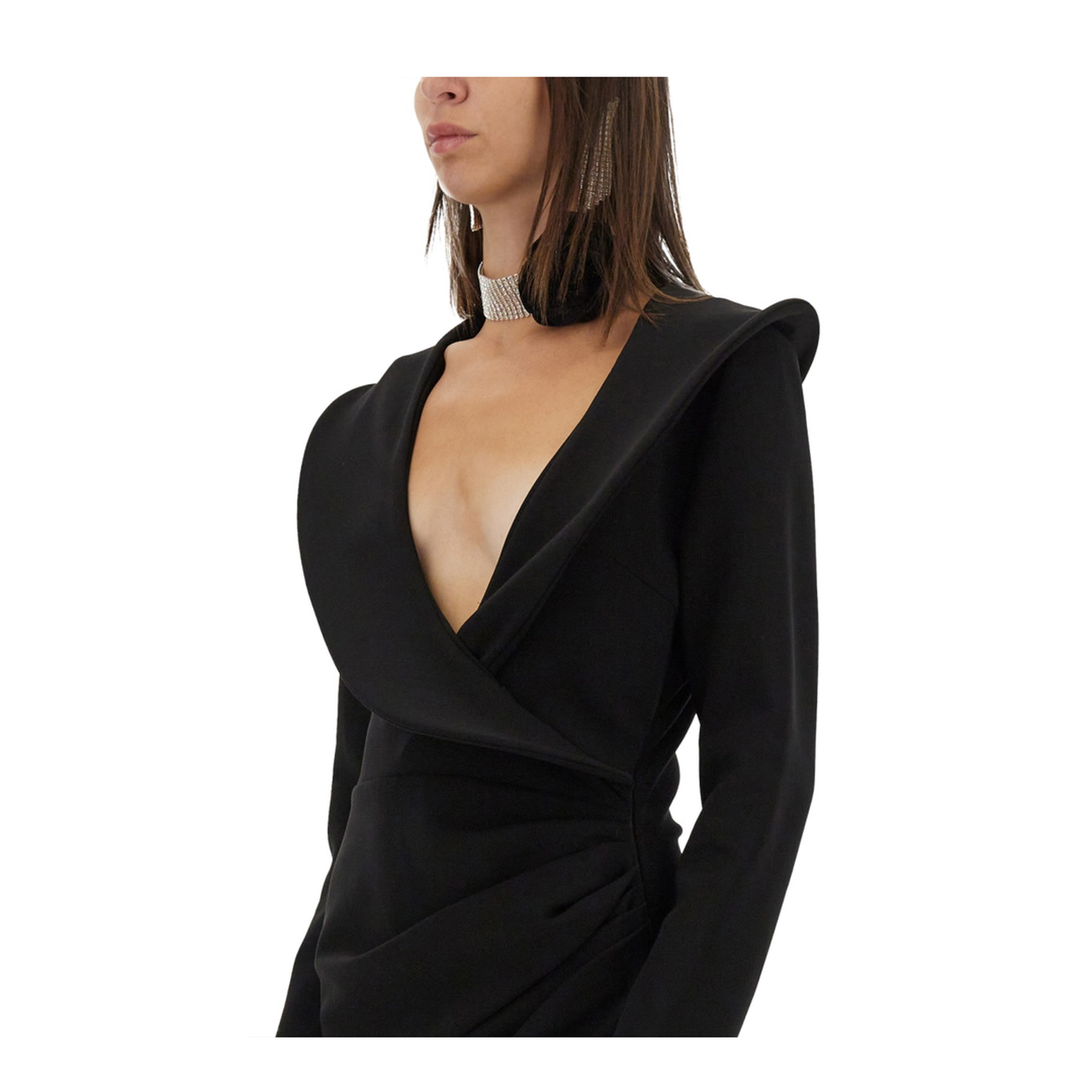 MAYFEYR - Magda Butrym - Sculptural Mini Dress - 101924BLACK