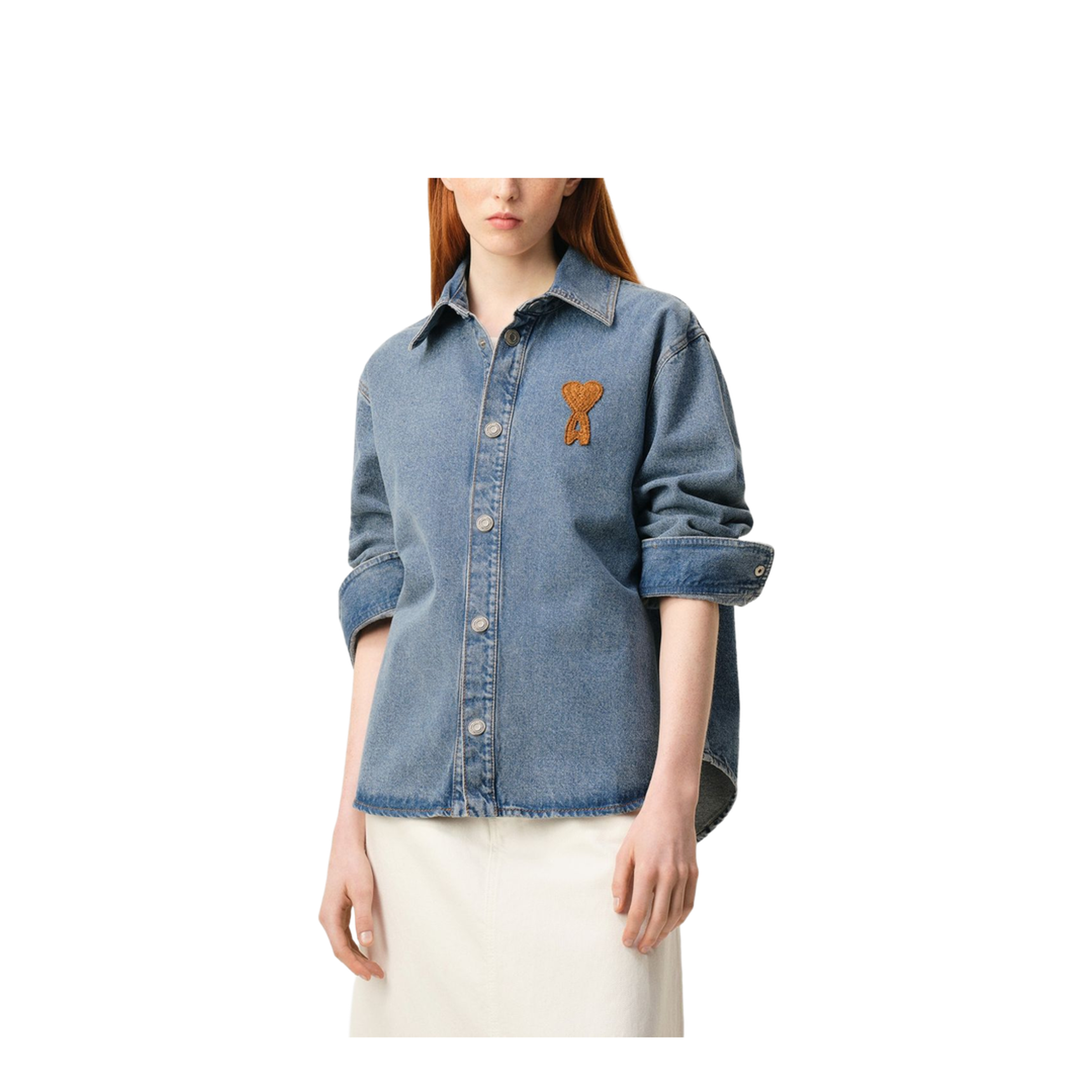 Denim Logo Overshirt