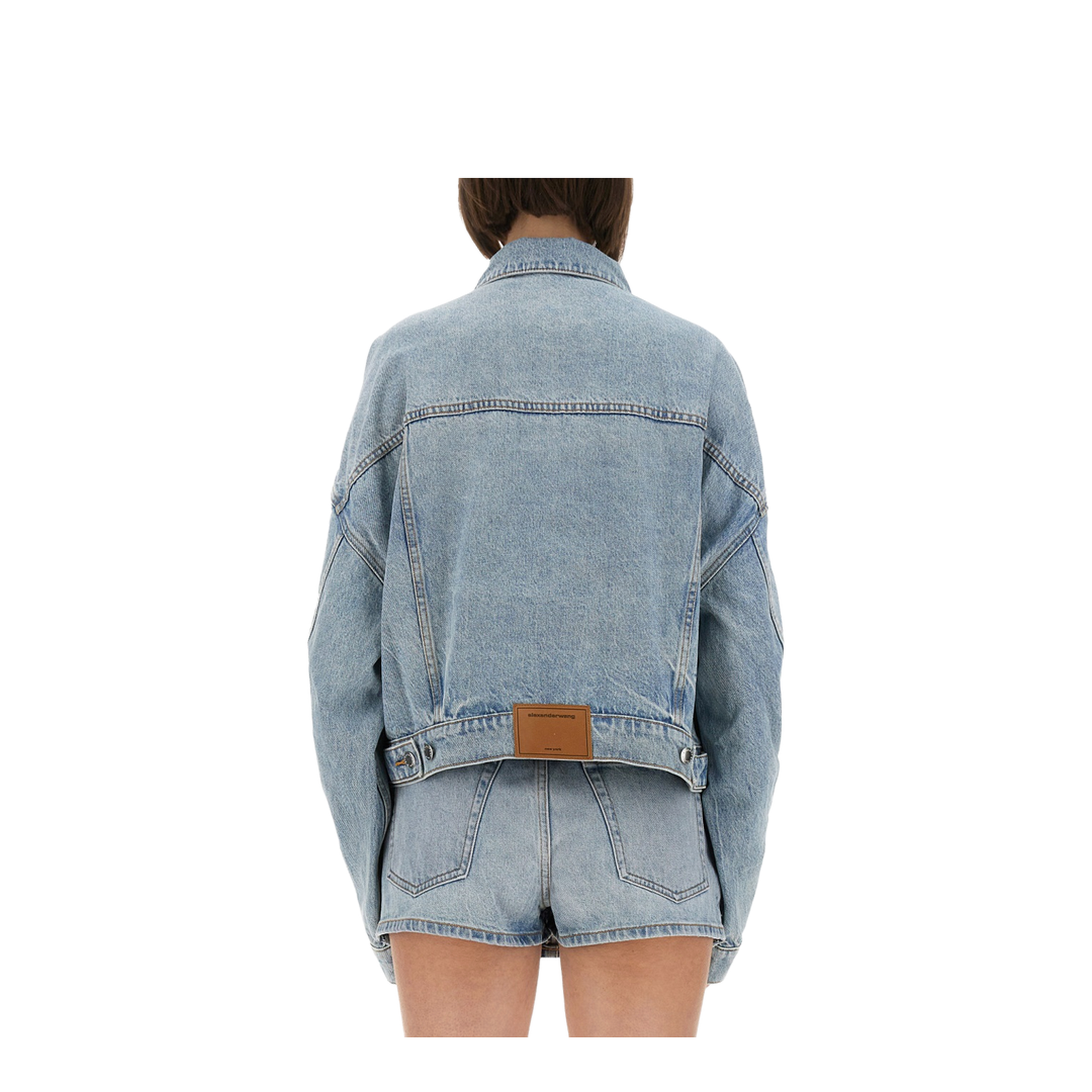 MAYFEYR - Alexander Wang - Denim Clip-On Trucker Jacket - 4DC3252777470C