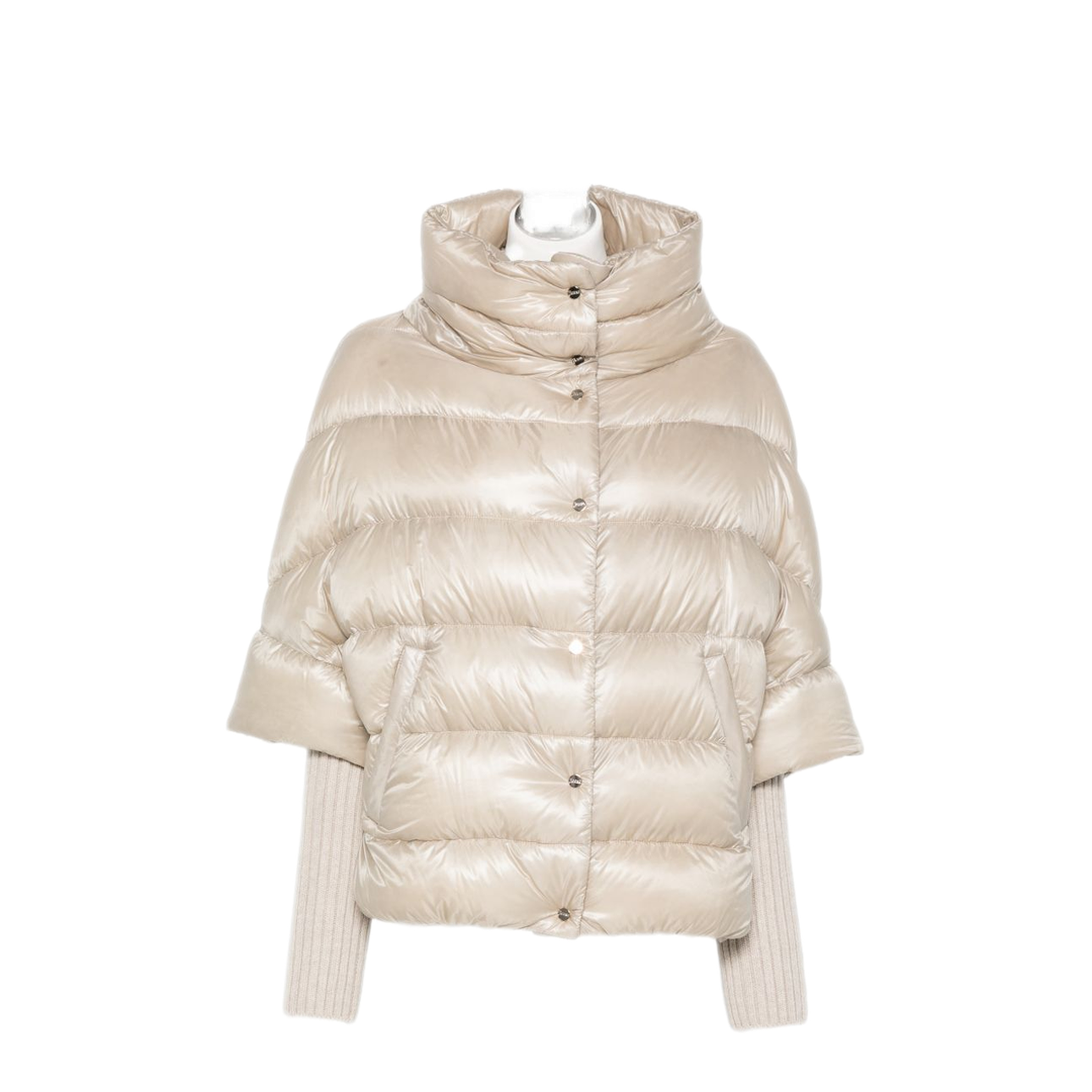 MAYFEYR - Herno - Beige Quilted Finish Padded Coat - PI002256D12017Z1985
