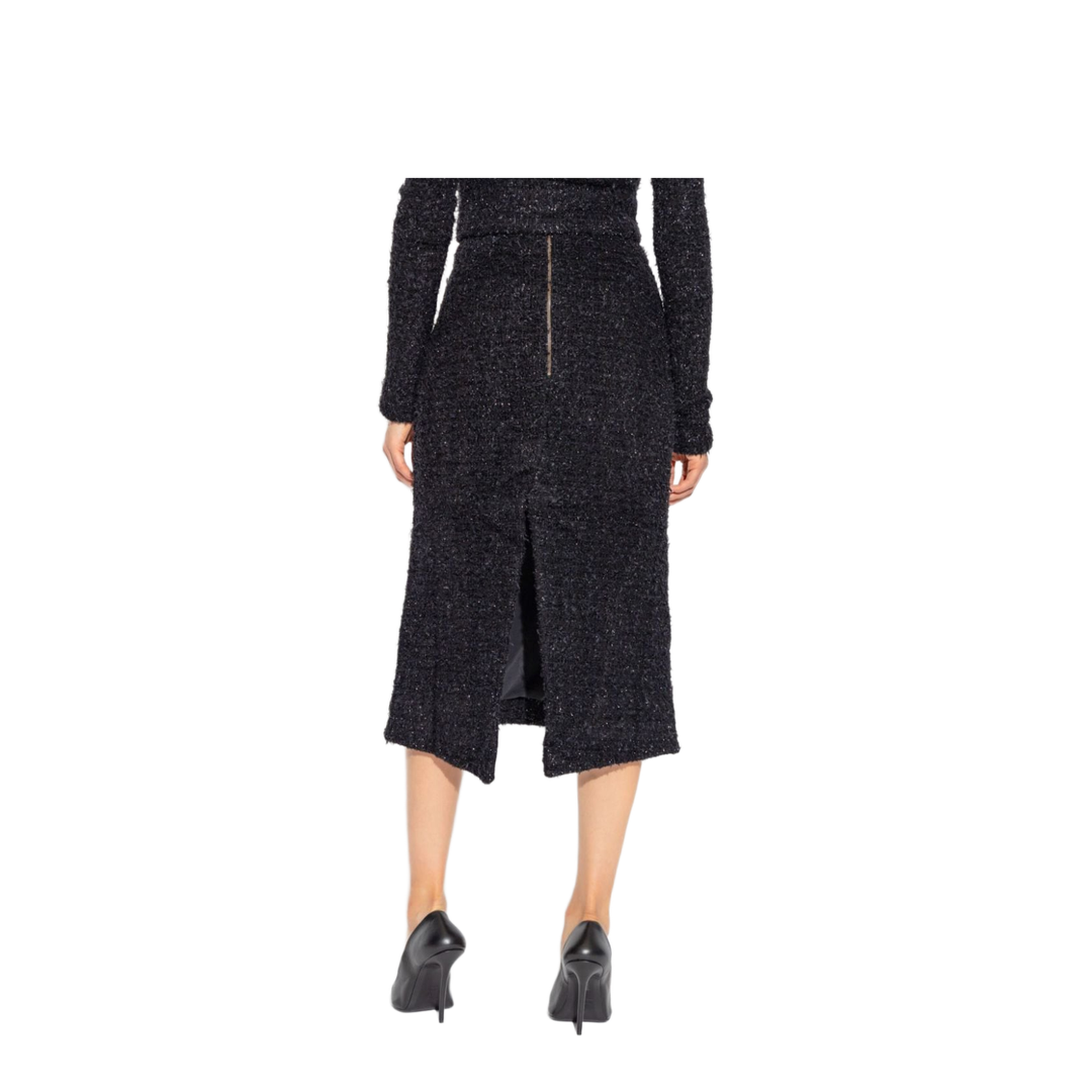 Tweed Midi Skirt