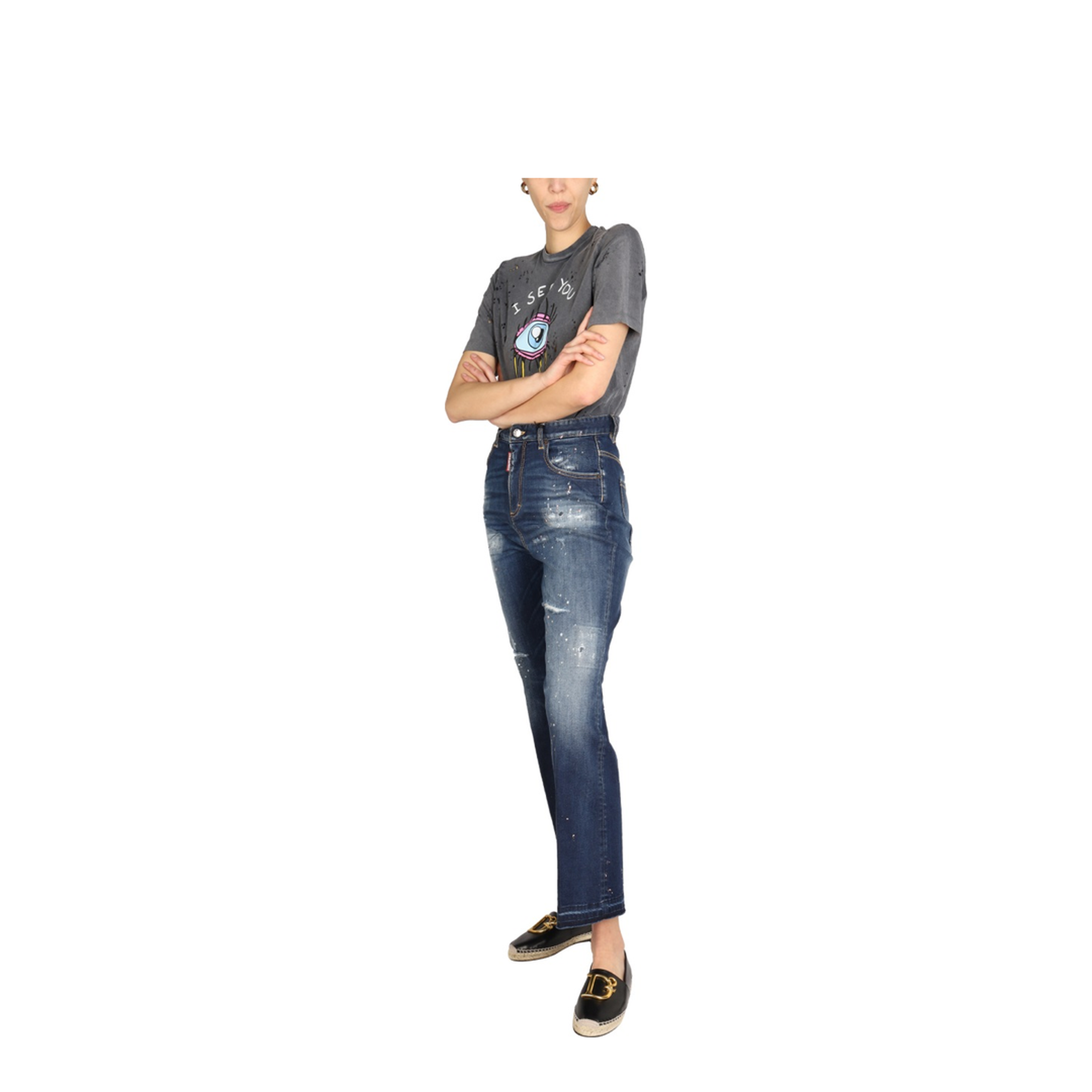 MAYFEYR - Dsquared2 - Jeans Wide Leg - S72LB0518S30804470