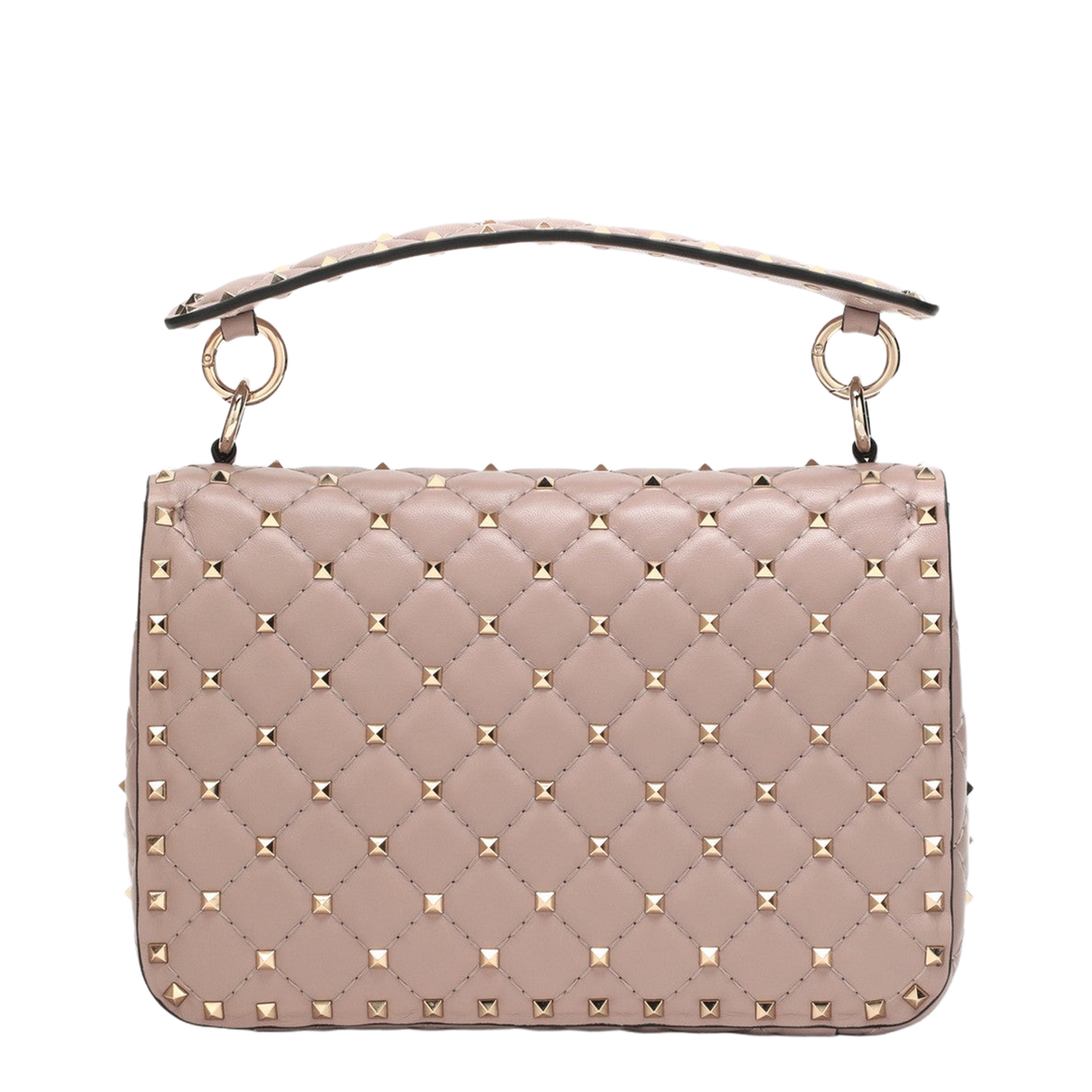 Rockstud Spike Leather Shoulder Bag