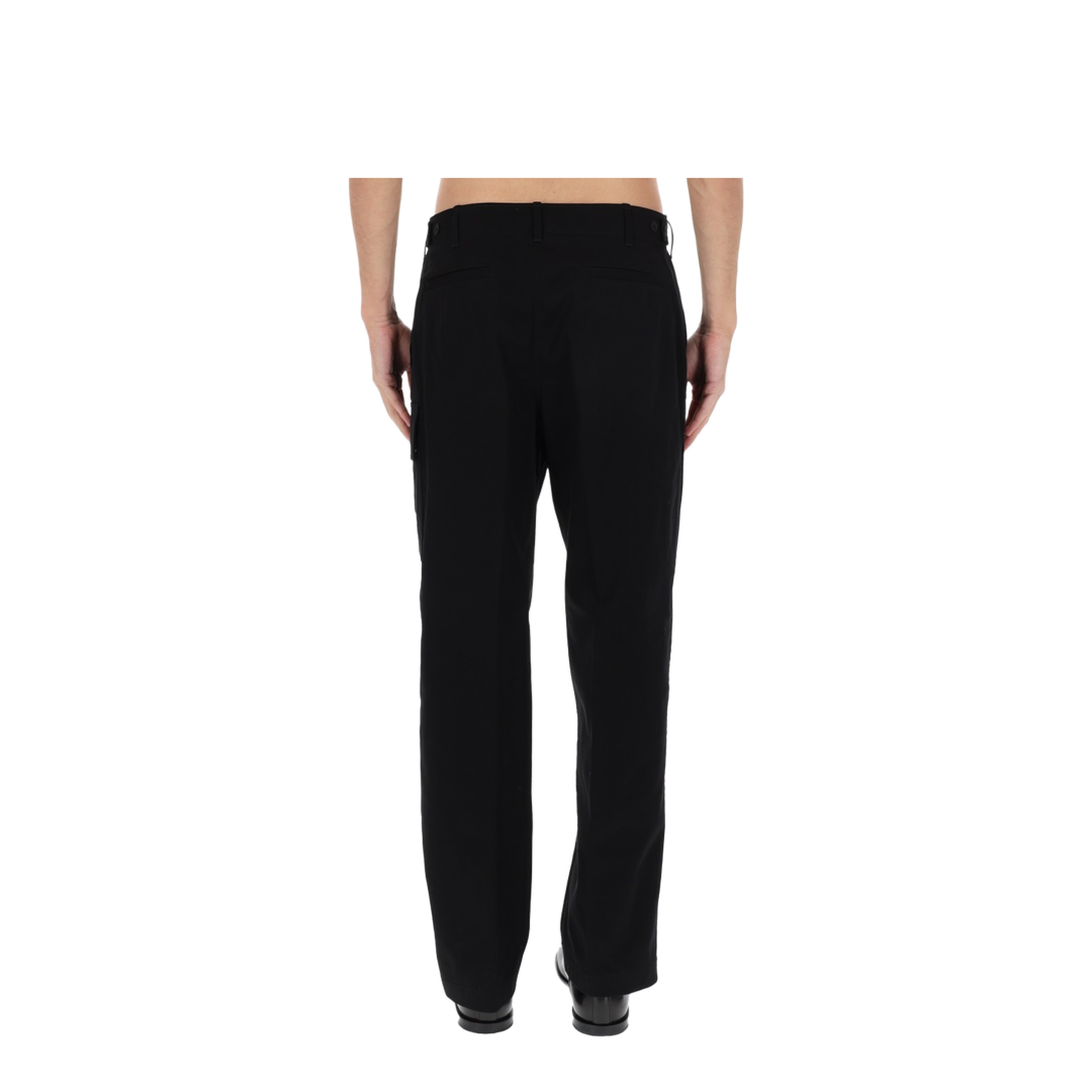 Black Gabardine Trousers