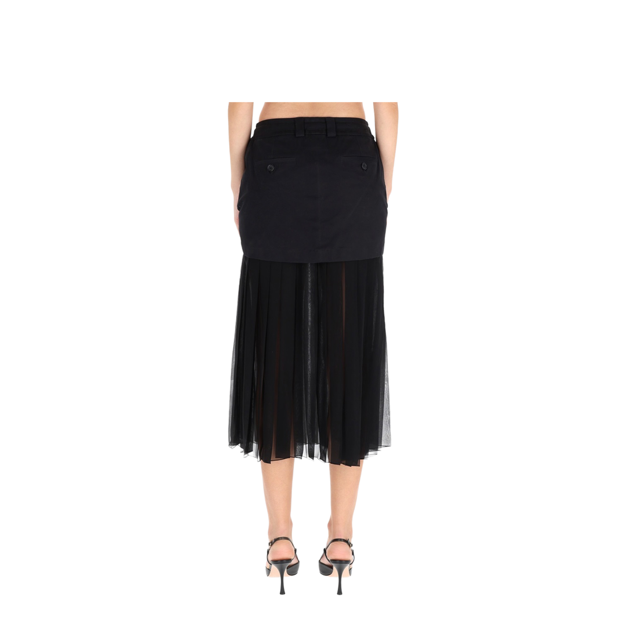 Silk Midi Skirt